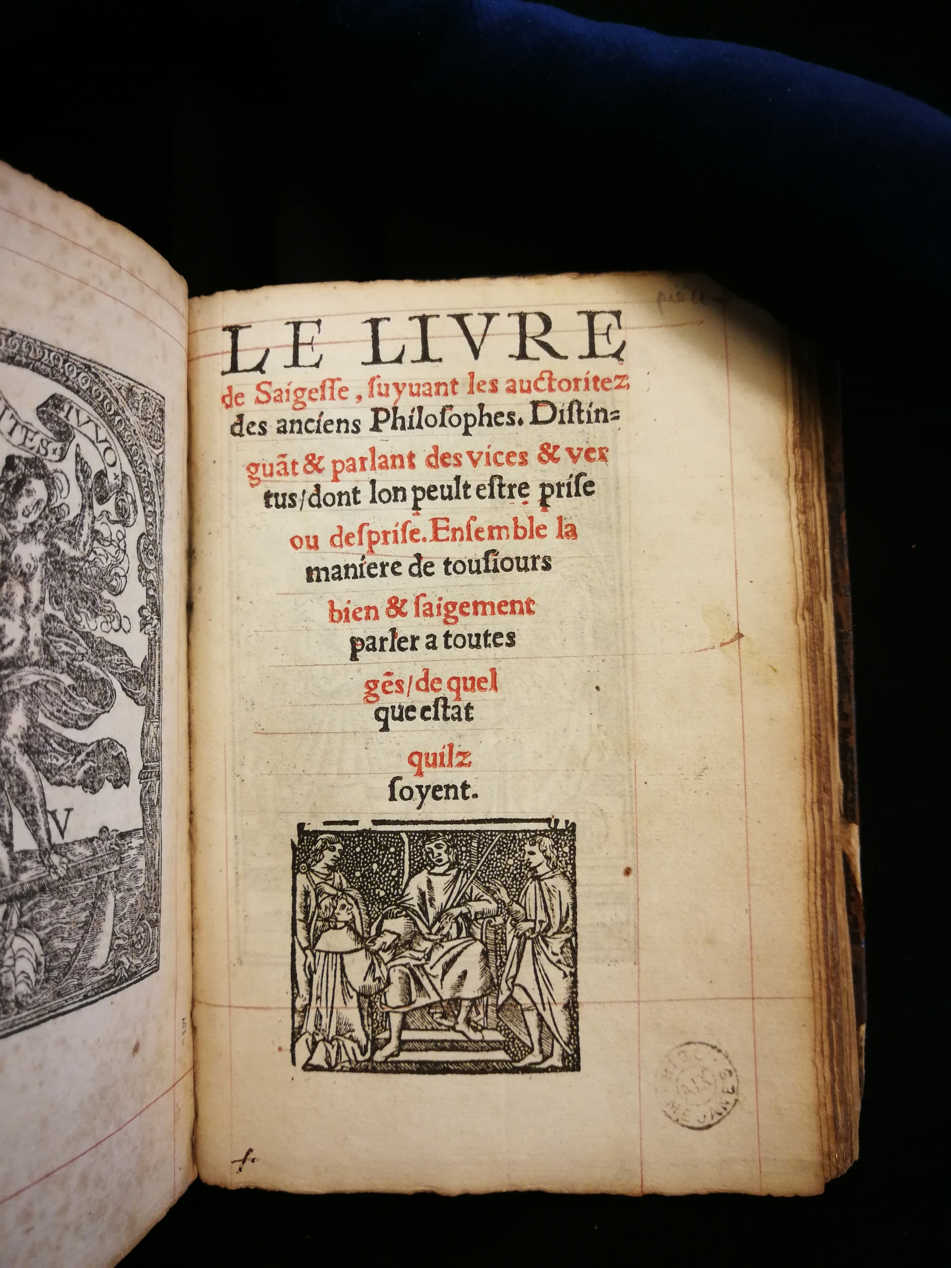 1531 - Pierre Vidoue et Jean Longis  - Trésor de sapience et fleur de toute bonté - Les Méjanes, Aix-en-Provence