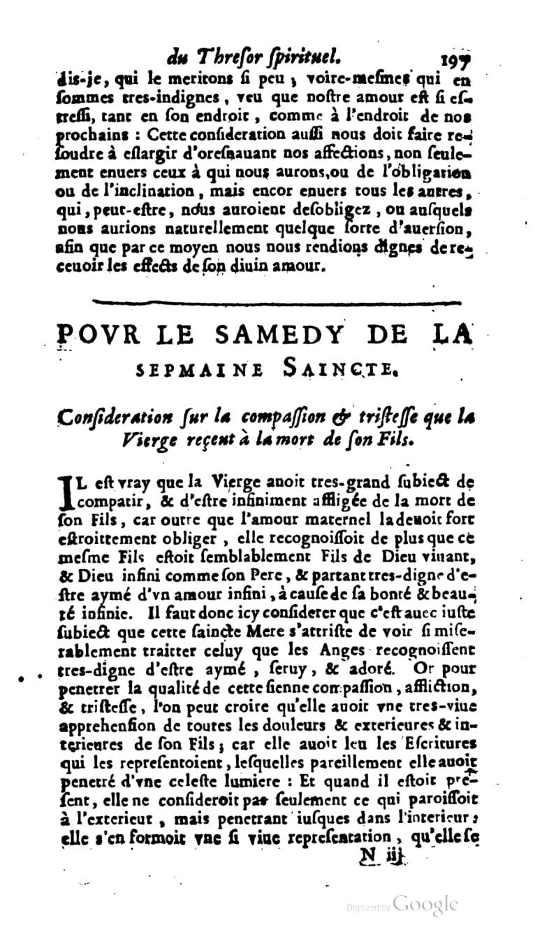 1637 - s.n. - Trésor spirituel des âmes religieuses - BM Lyon