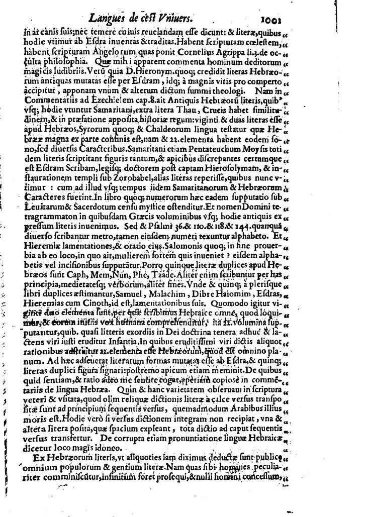 1613 - Matthieu Berjon - Trésor de l’histoire des langues de cet univers - BM Lyon 1613 - Matthieu Berjon - Trésor de l’histoire des langues de cet univers - BM Lyon