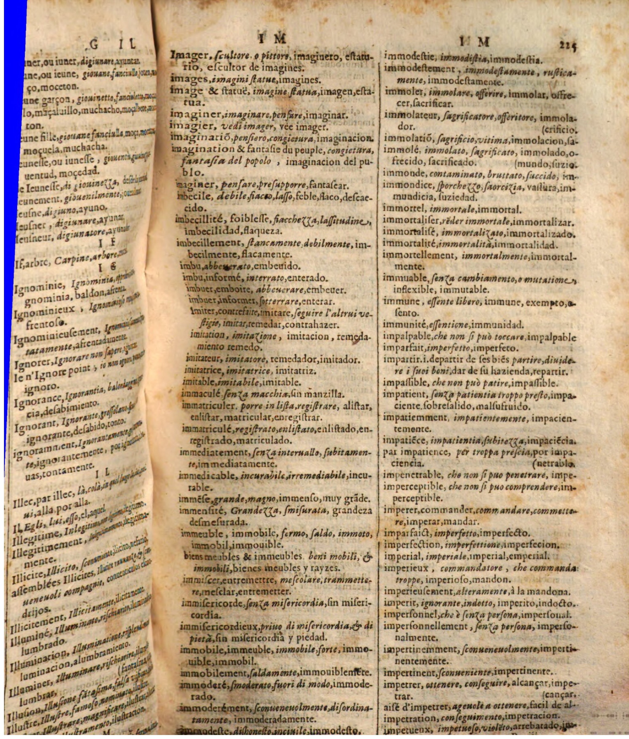 1644 - Jacques Crespin - Trésor des trois langues - Passau 1644 - Jacques Crespin - Trésor des trois langues - Passau