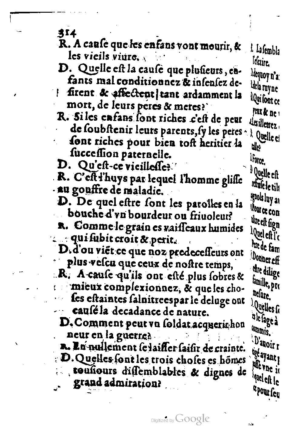 1582 - Nicolas Bonfons - Trésor des sentences dorées - BM Lyon