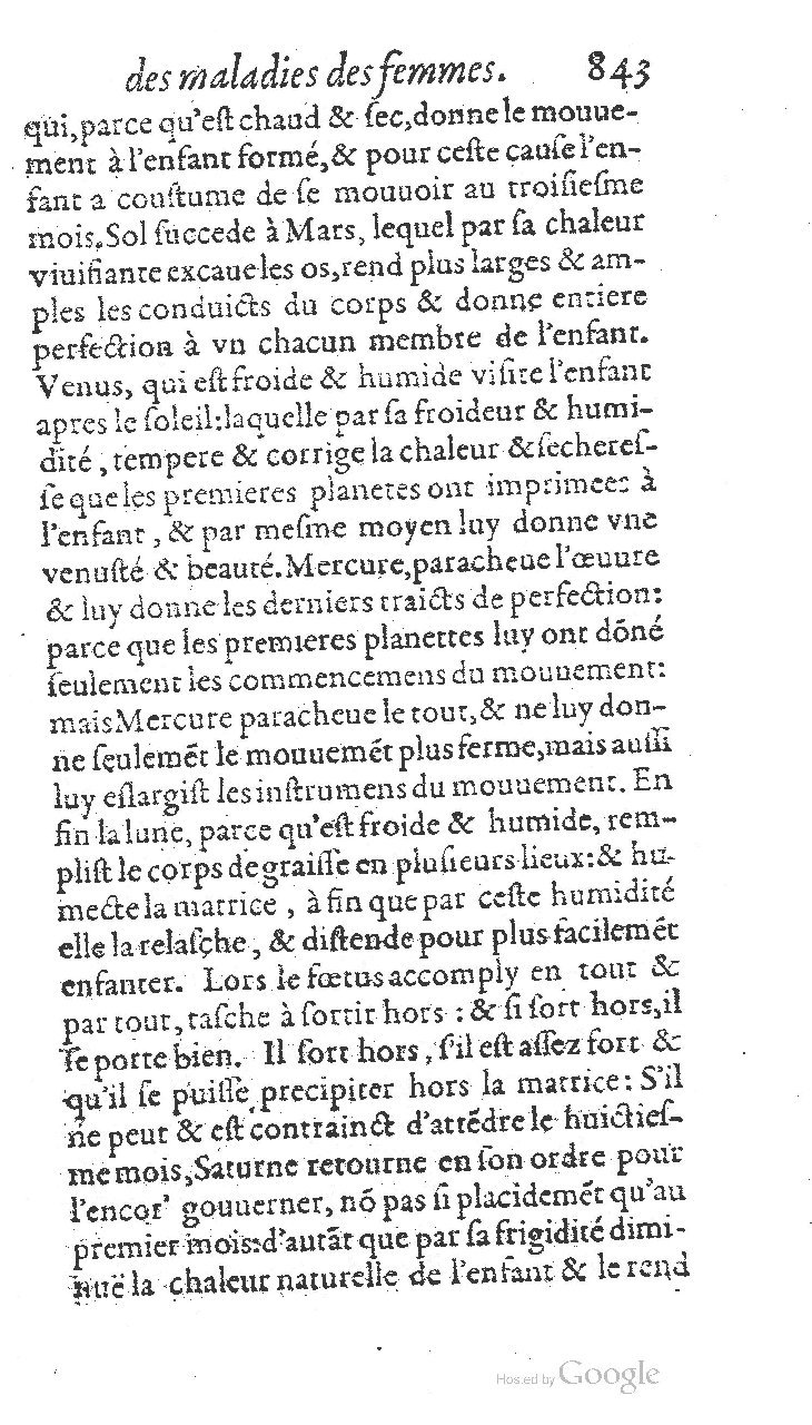 1585 - Jacques du Puis - Trésor des remèdes secrets pour les maladies des femmes - BnF
