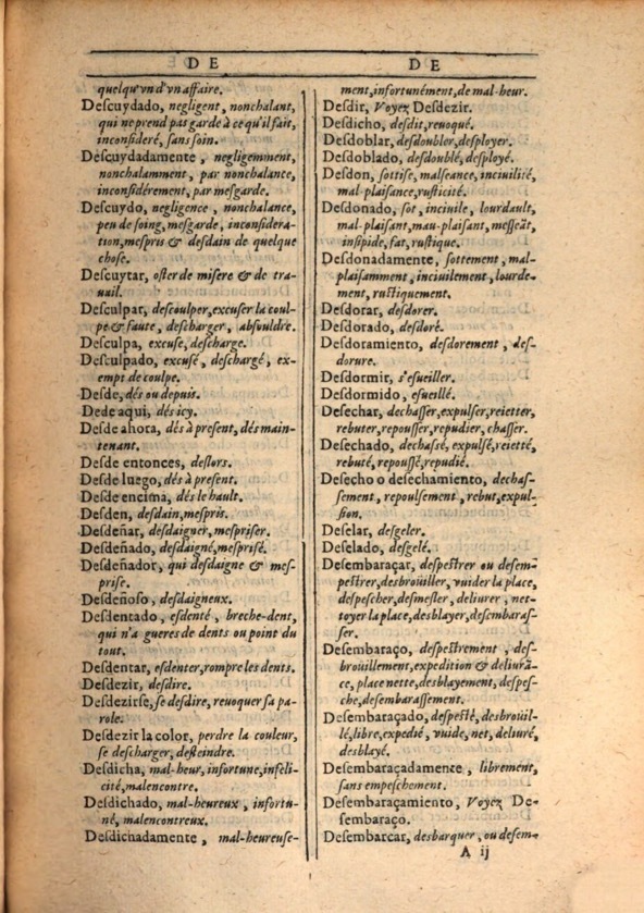 1607 - Marc Orry - Trésor des deux langues espagnole et française (Première et Seconde parties) - ÖNB Wien
