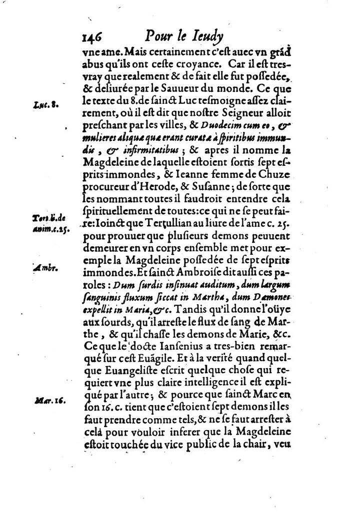 1607 - Nicolas Du Fossé - Trésor quadragésimal - T 02 - BM Lyon