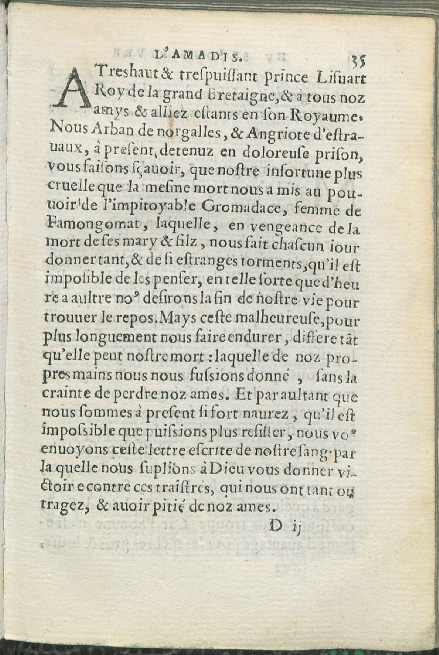 1559 - Pierre Regnard - Trésor des Amadis - Det KLG Copenhague