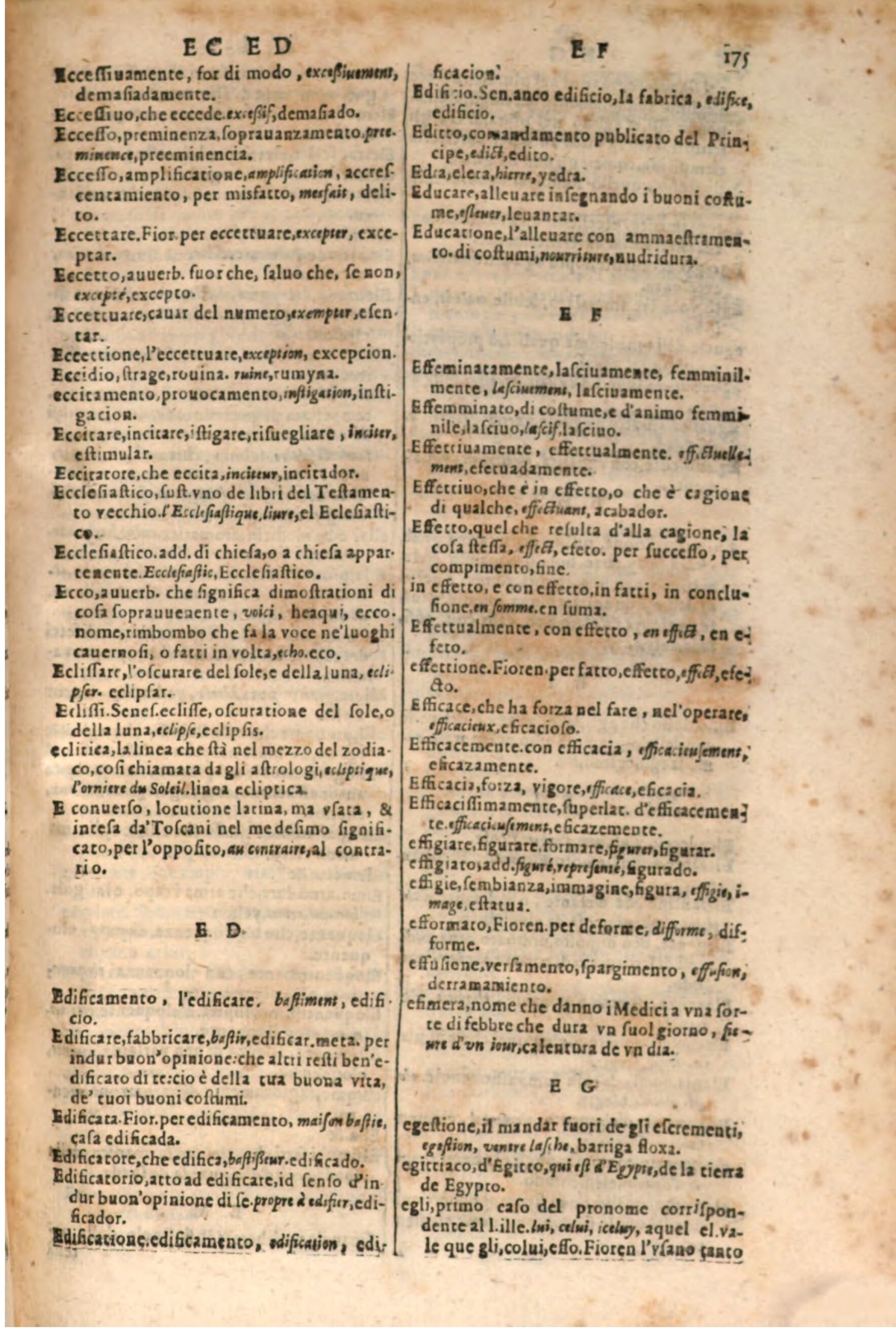 1609 - Philippe Albert et Alexandre Pernet - Trésor des trois langues, francoise, italienne et espagnole (Troisième partie) - BSB Munich 1609 - Philippe Albert et Alexandre Pernet - Trésor des trois langues, francoise, italienne et espagnole (Troisième partie) - BSB Munich