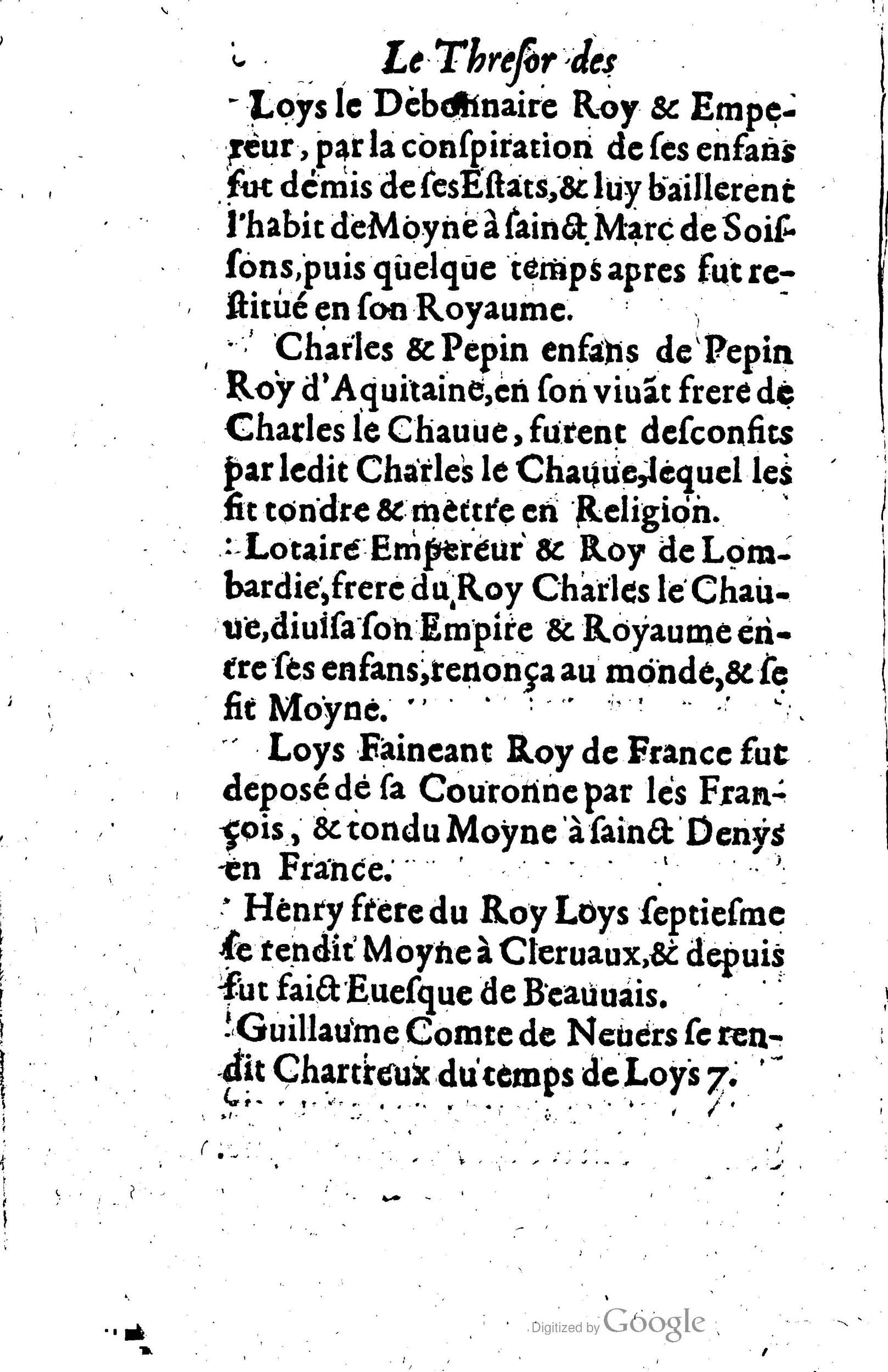 1619 - Jean Corrozet - Trésor des histoires de France - Anvers Musée Plantin-Moretus