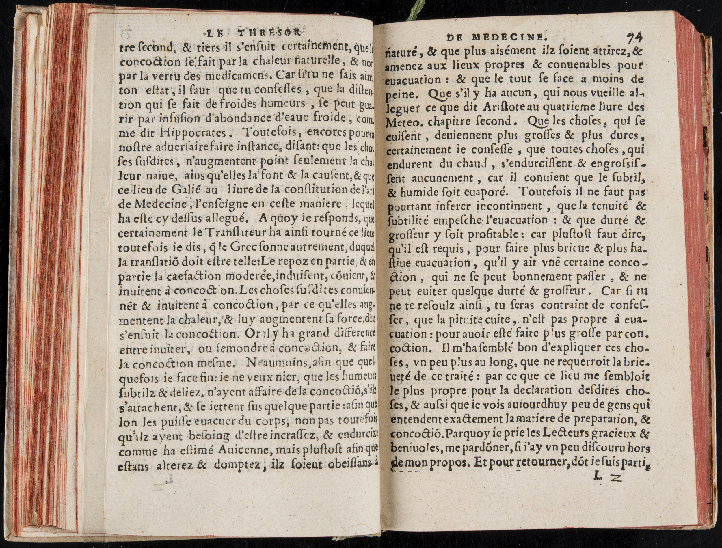 1560 - Nicolas Pelletier - Trésor de médecine - BM Poitiers