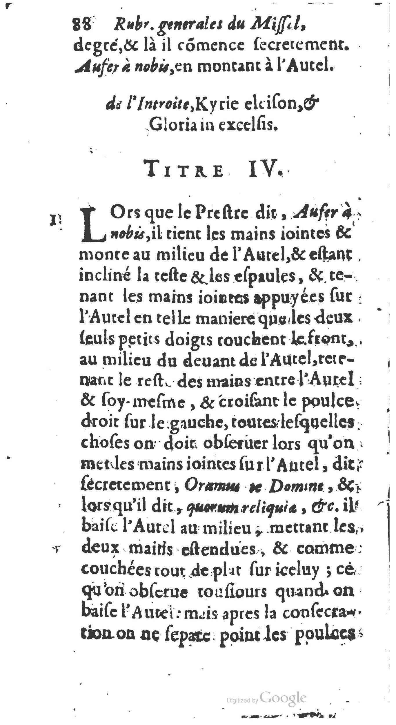1651 - Jean Guillermet - Abrégé du trésor des cérémonies ecclésiastiques - BM Lyon