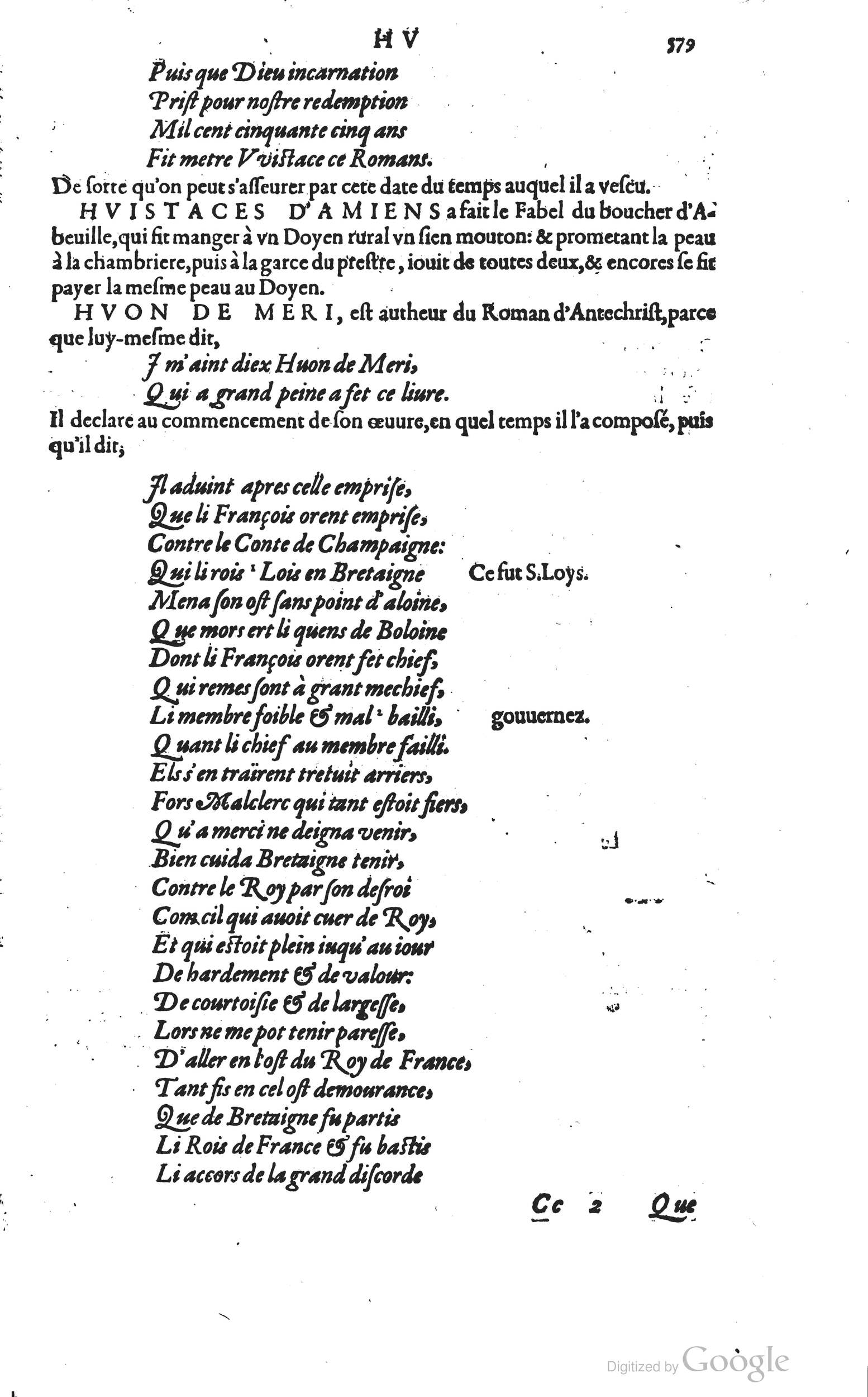 1585 - Barthélemy Honorat - Bibliothèques françaises - BSB Munich