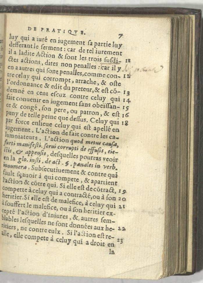 1552 - Vincent Sertenas - Trésor de pratique pour les juges - Kansas University 1552 - Vincent Sertenas - Trésor de pratique pour les juges - Kansas University