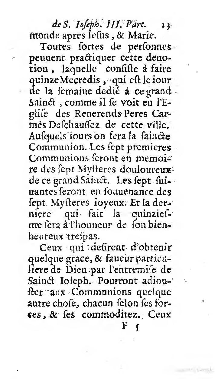 1646 - Jean Piot - Trésor inestimable de Saint-Joseph - BNC Rome
