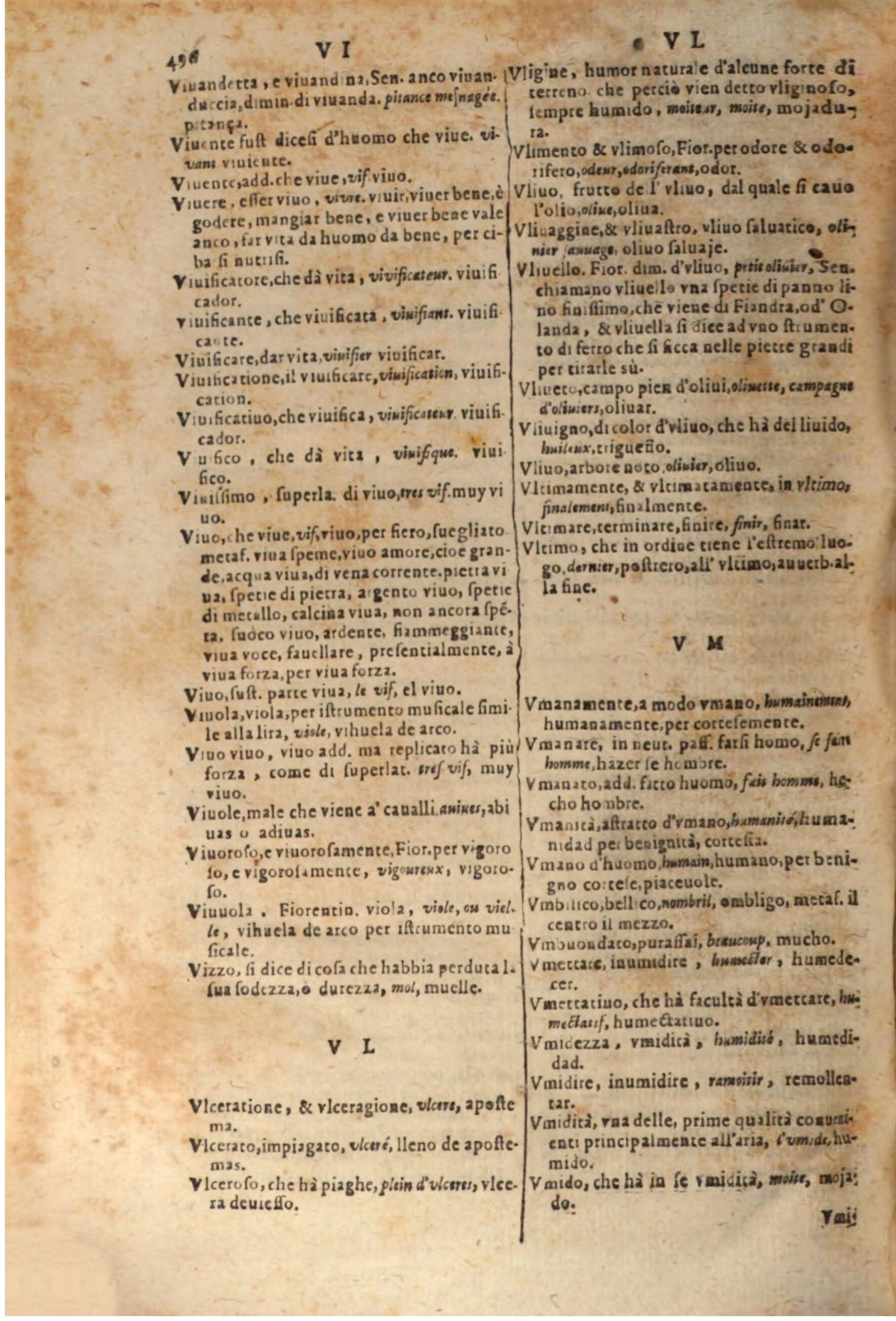 1609 - Philippe Albert et Alexandre Pernet - Trésor des trois langues, francoise, italienne et espagnole (Troisième partie) - BSB Munich 1609 - Philippe Albert et Alexandre Pernet - Trésor des trois langues, francoise, italienne et espagnole (Troisième partie) - BSB Munich