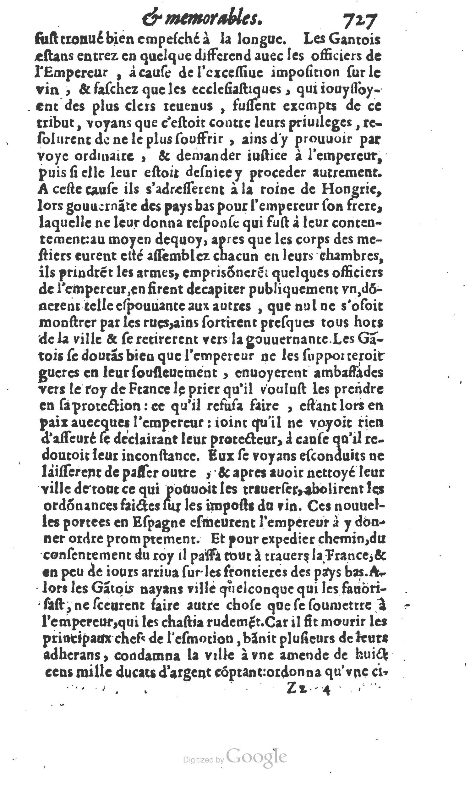 1610 - Paul Marceau - Trésor d’histoires admirables et mémorables - Princeton