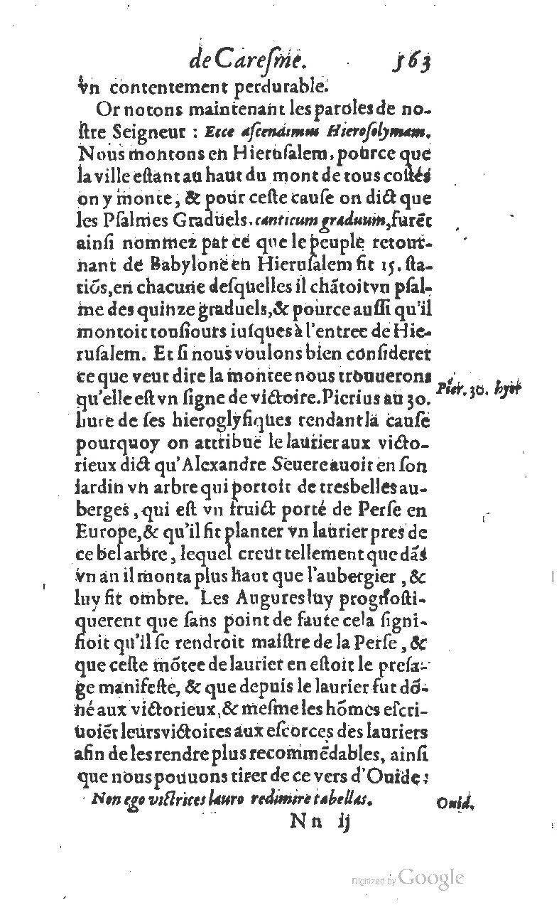 1607 - Nicolas Du Fossé - Trésor quadragésimal - T 01 - BM Lyon