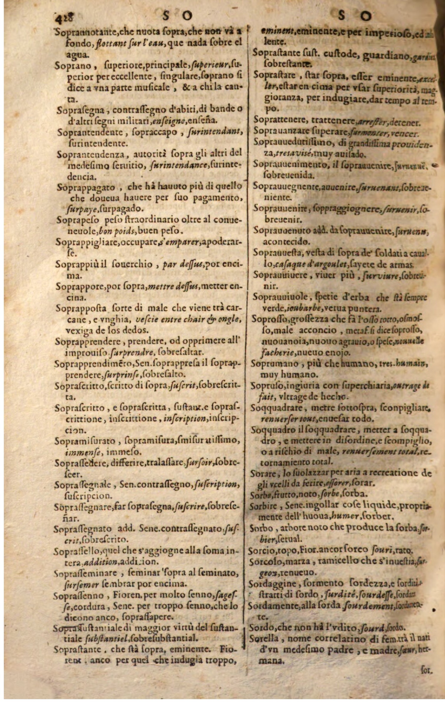 1644 - Jacques Crespin - Trésor des trois langues - Passau 1644 - Jacques Crespin - Trésor des trois langues - Passau