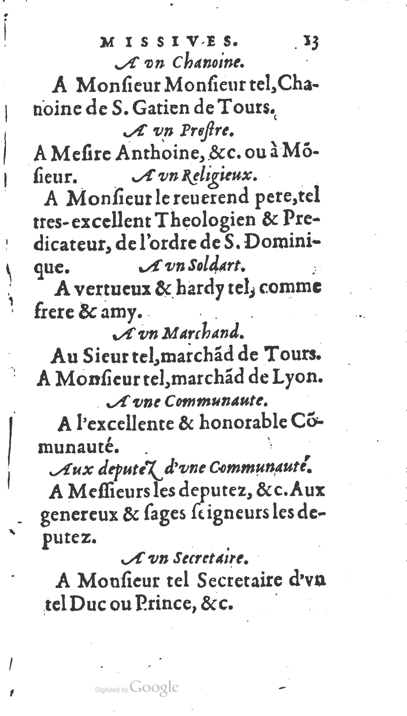 1598 - Sébastien Molin - Trésor des secrétaires - British Library