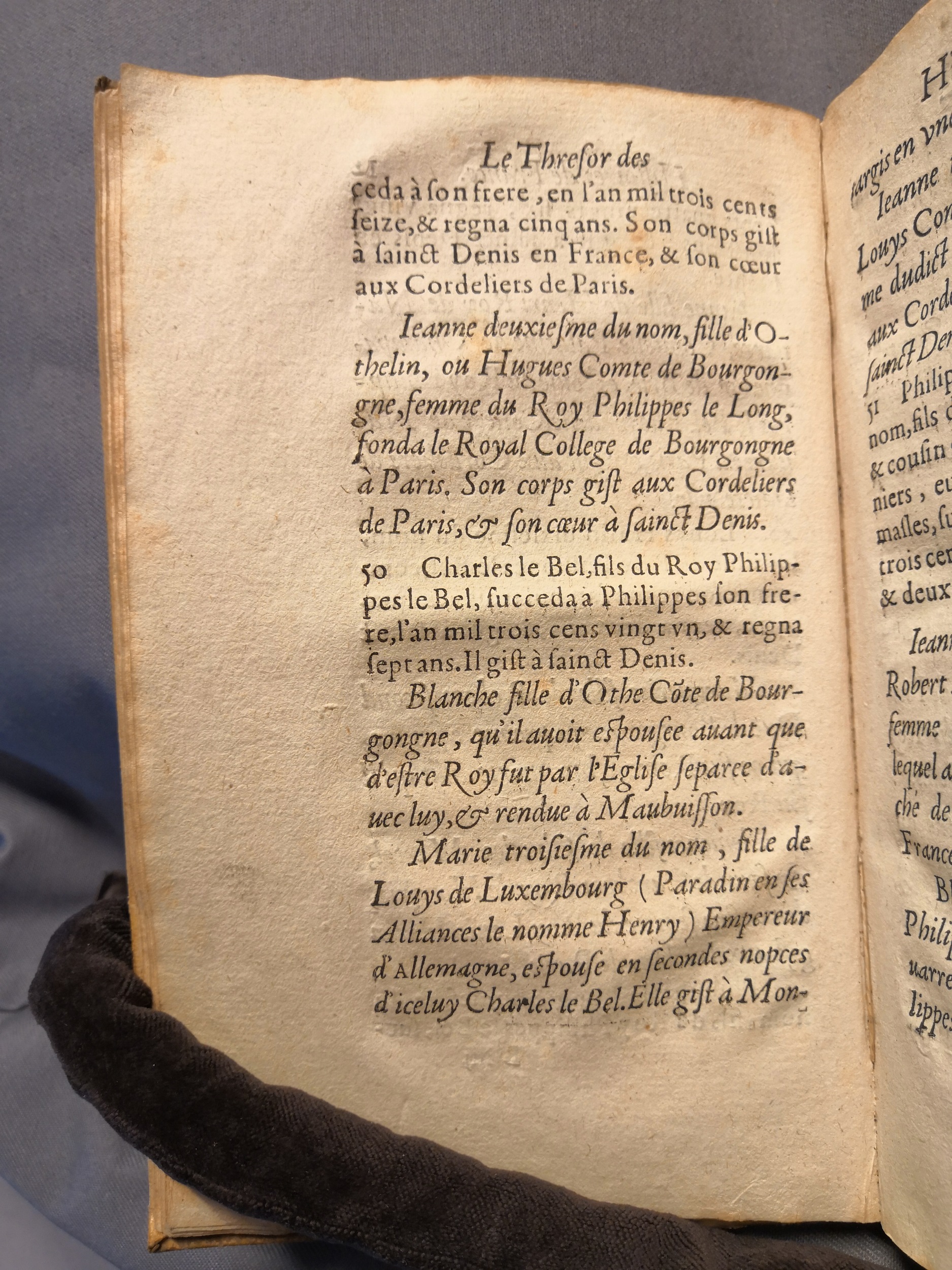 1614 - Jean Corrozet - Trésor des histoires de France - Amsterdam