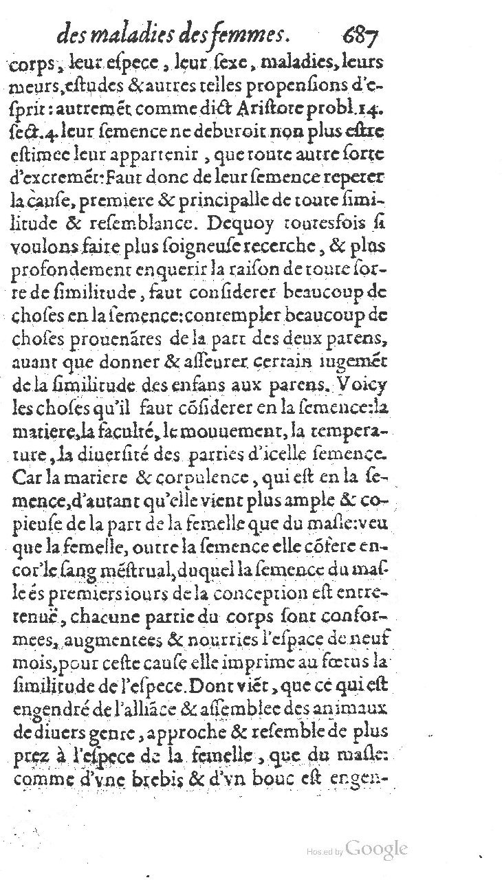 1585 - Jacques du Puis - Trésor des remèdes secrets pour les maladies des femmes - BnF