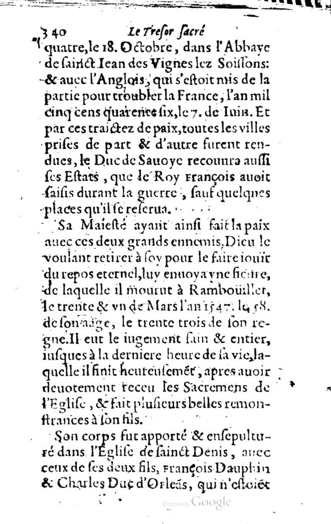 1636 - Jean Billaine - Trésor sacré ou inventaire des saintes reliques - British Library