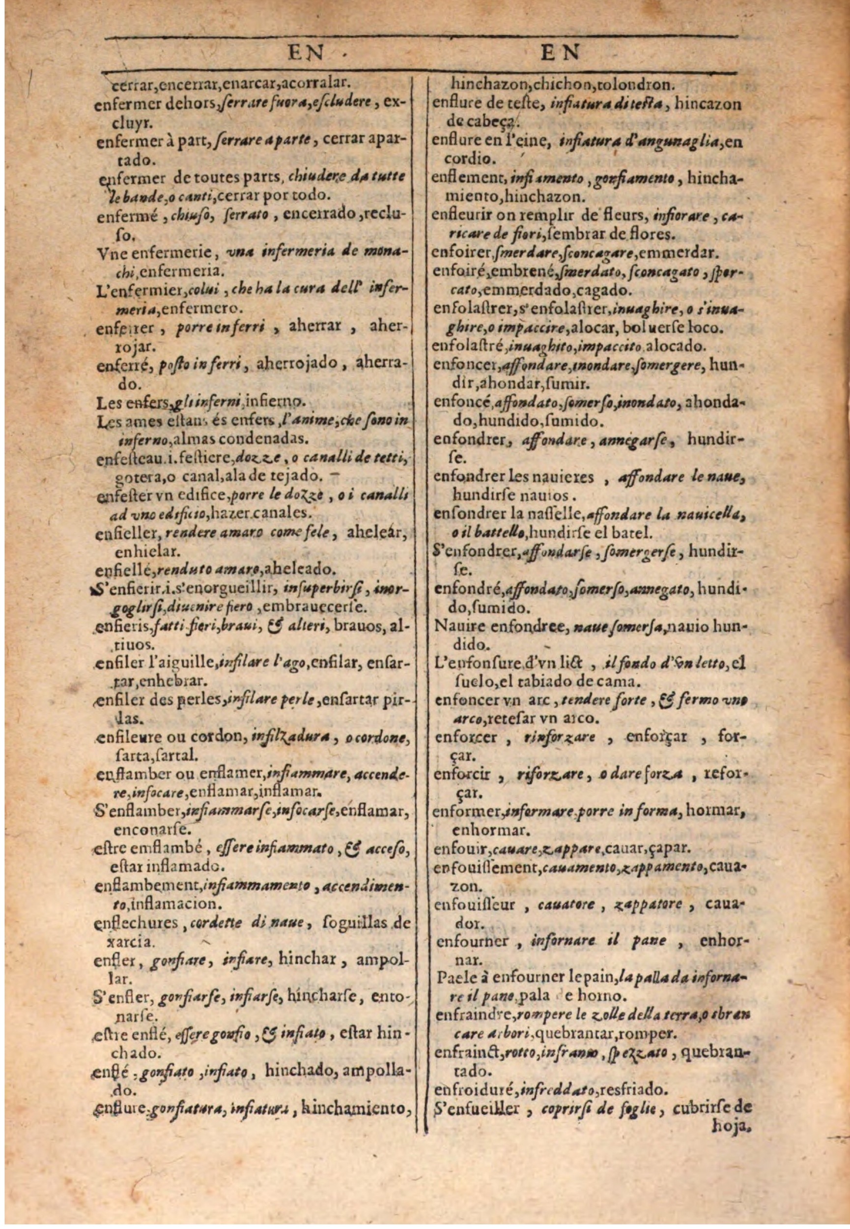 1609 - Philippe Albert et Alexandre Pernet - Trésor des trois langues française, italienne et espagnole (Seconde partie) - BSB Munich 1609 - Philippe Albert et Alexandre Pernet - Trésor des trois langues française, italienne et espagnole (Seconde partie) - BSB Munich