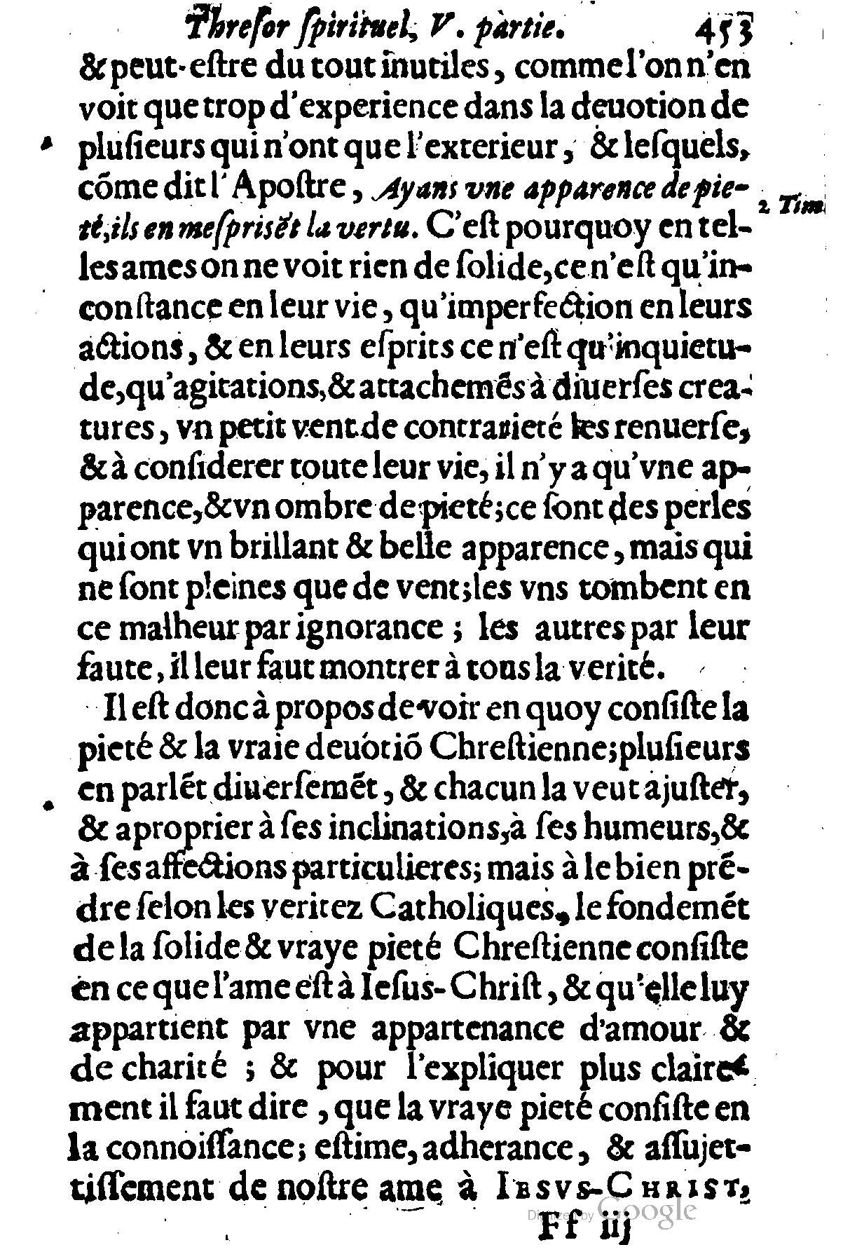1635 - Sébastien Huré - Trésor spirituel contenant les obligations - BM Lyon