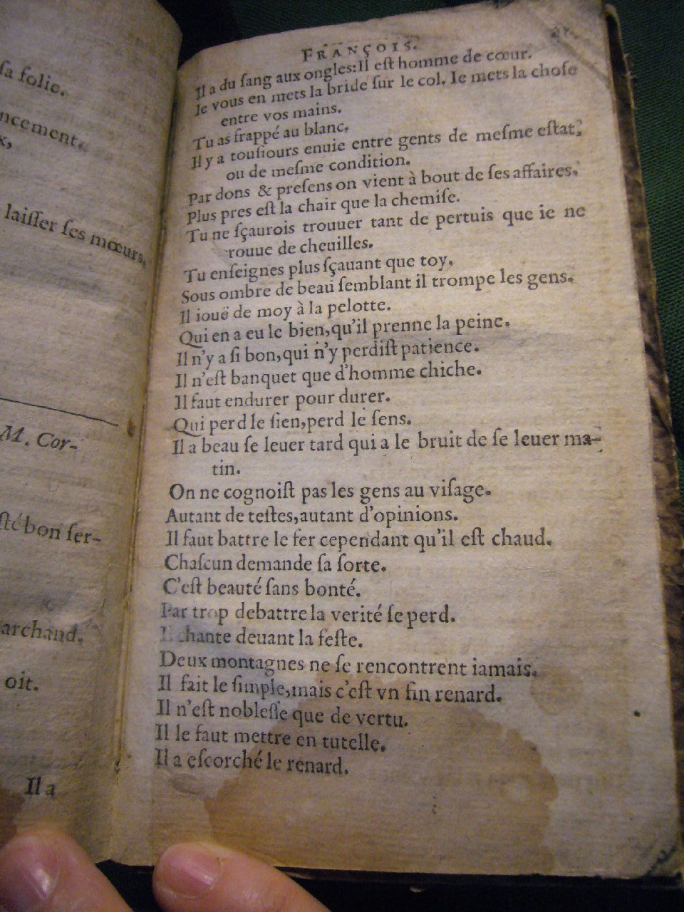 1617 - François Lefebvre - Trésor de sentences dorées et argentées - BnF Tolbiac