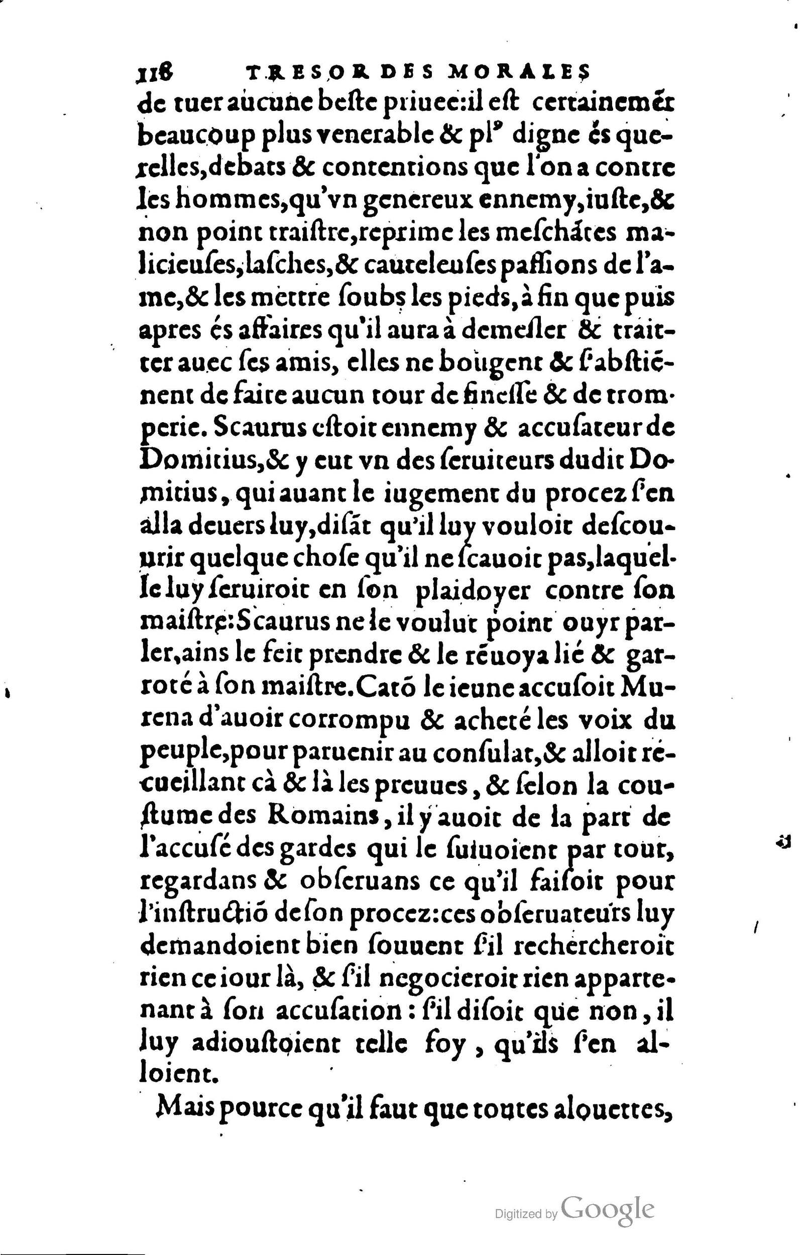 1578 - Jean Poupy - Trésor des morales de Plutarque - BSB Munich