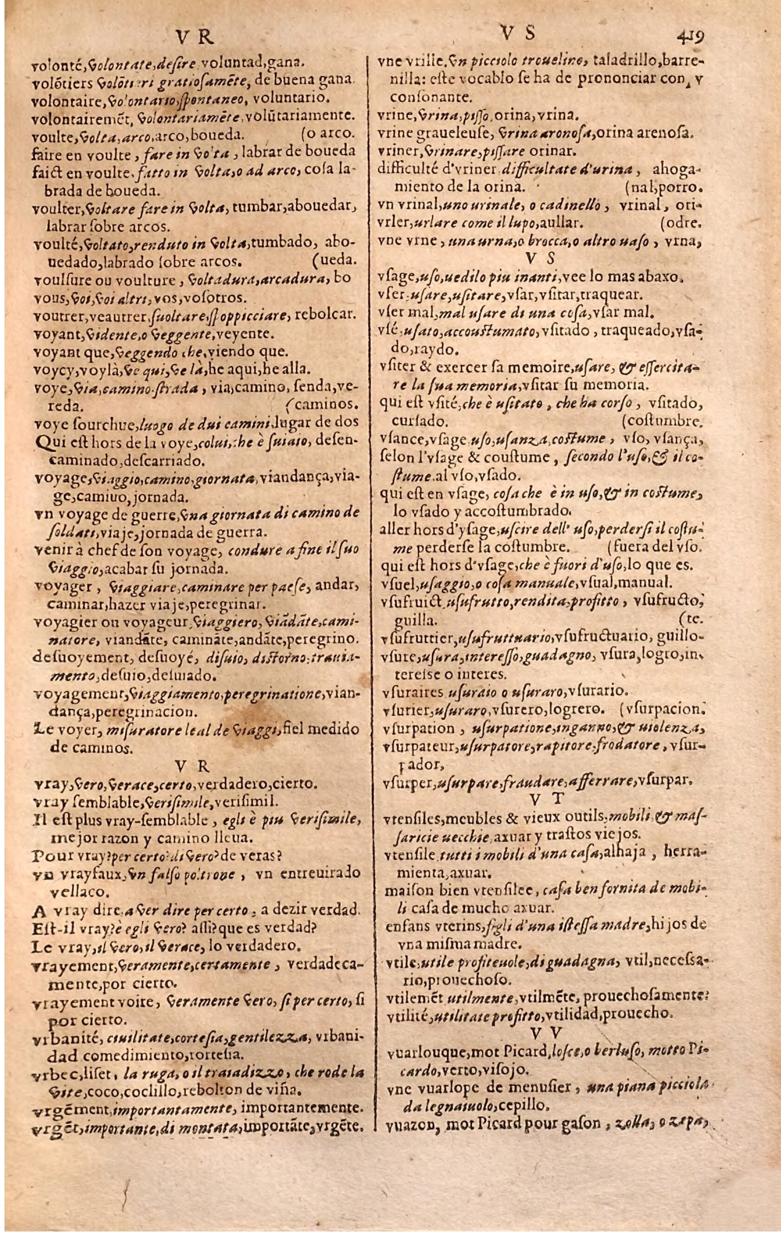1627 - Jacques Crespin - Trésor des trois langues (Seconde partie) - Regensburg