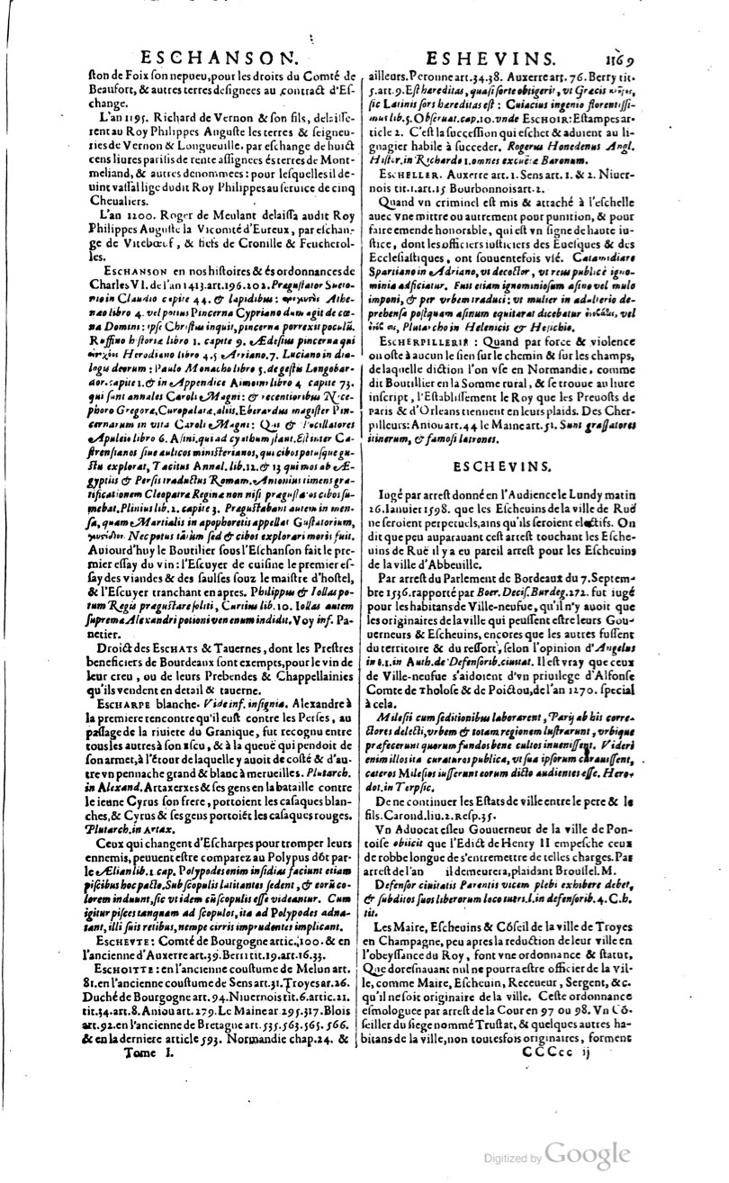 1629 - Veuve Nicolas Buon - Trésor du droit français (29620 T. 1) - BM Lyon