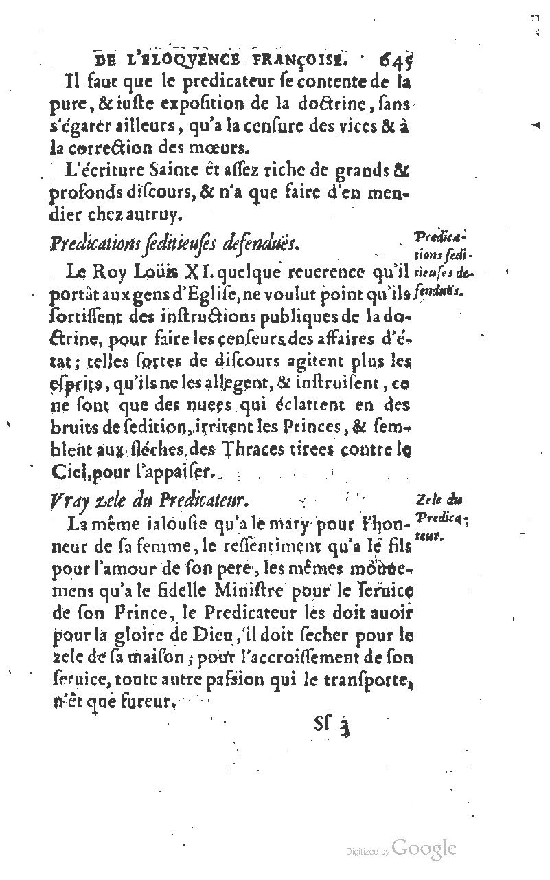1610 - Louis Coste - Trésor de l’éloquence française (Seconde partie) - BM Lyon