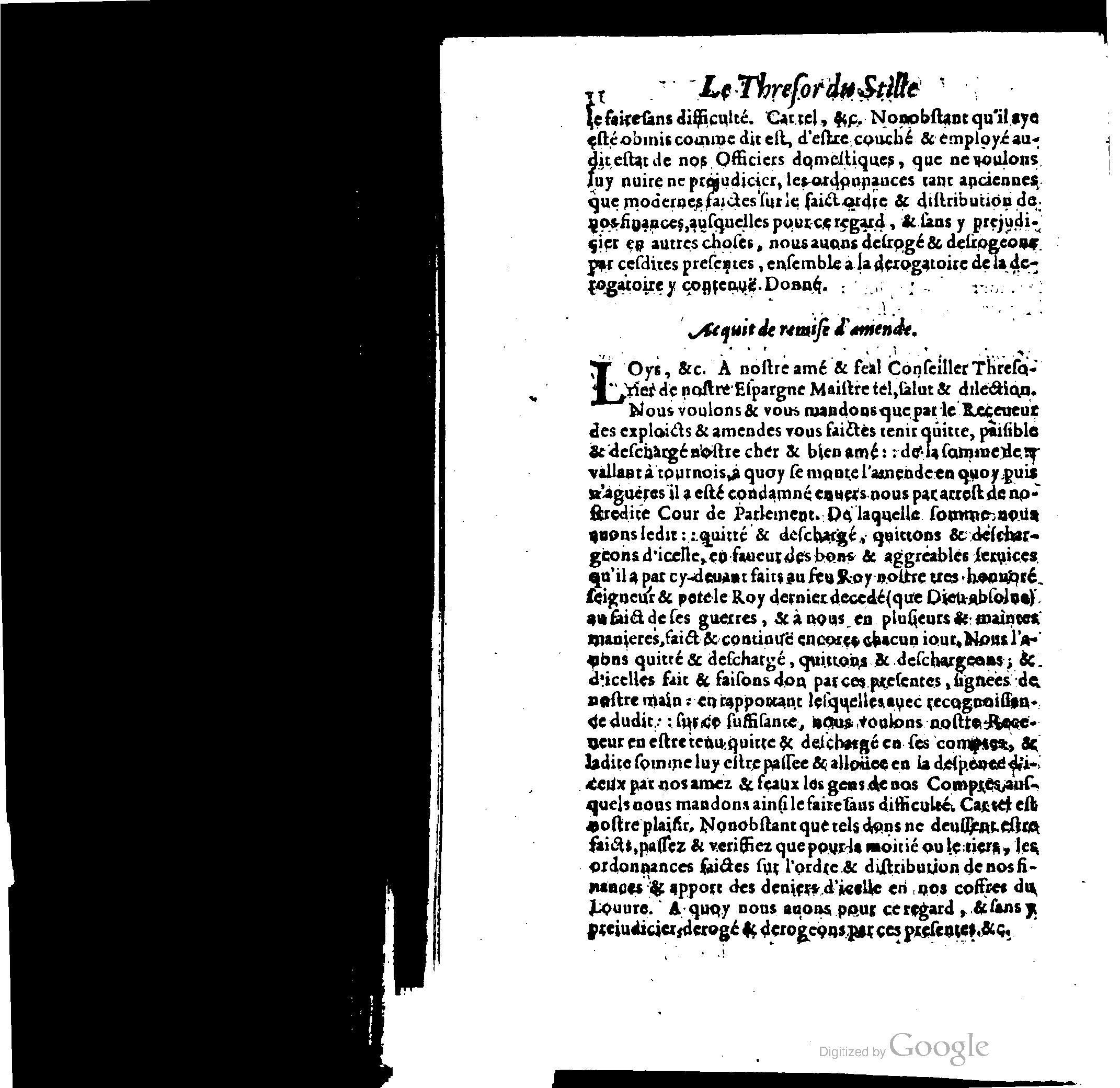 1614 - Jean Richer - Trésor du nouveau style et protocole de la chancellerie de France - BSB Munich 1614 - Jean Richer - Trésor du nouveau style et protocole de la chancellerie de France - BSB Munich