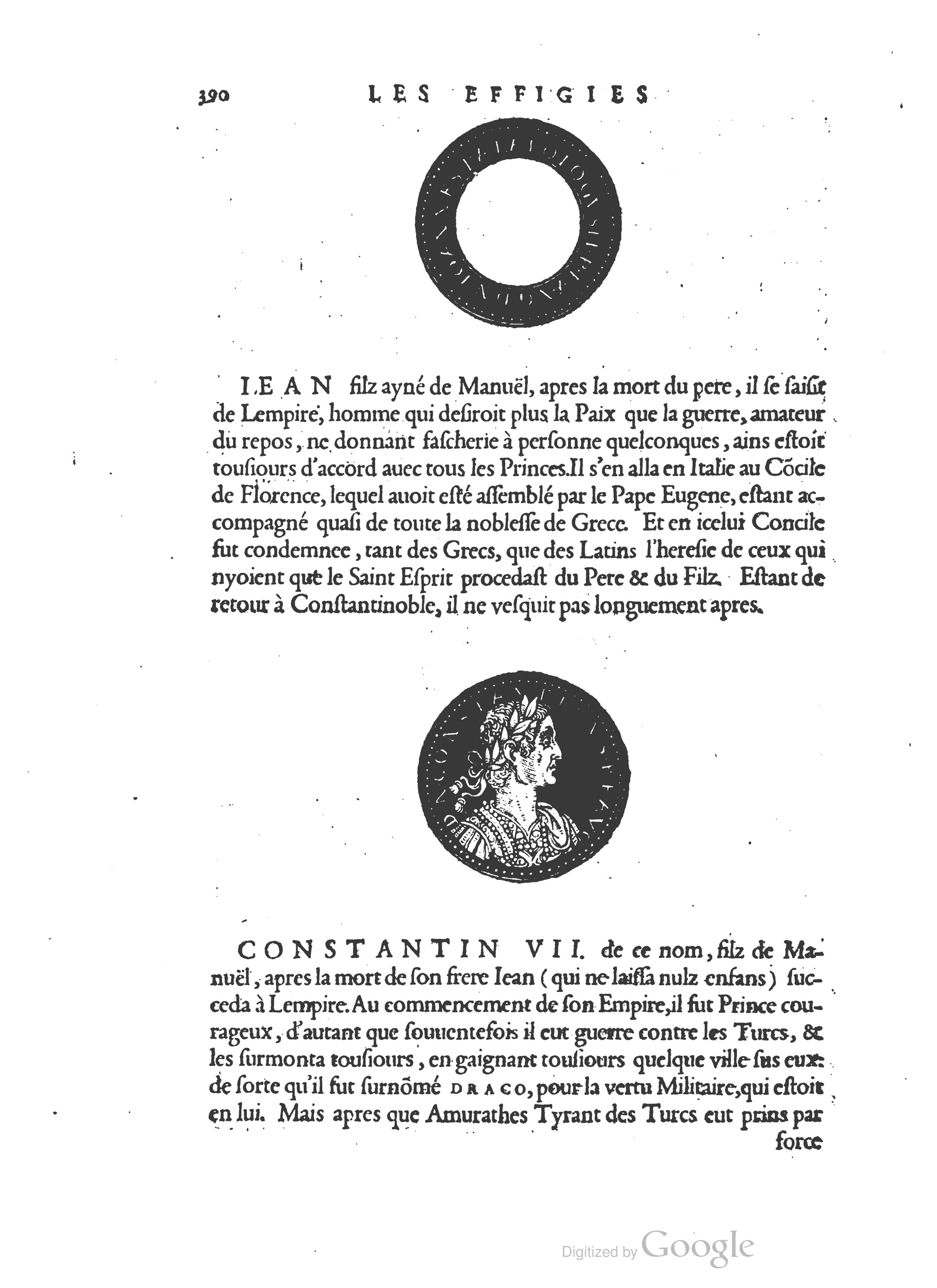 1553 - Jacopo Strada et Thomas Guérin - Épitome du Trésor des antiquités - BM Lyon