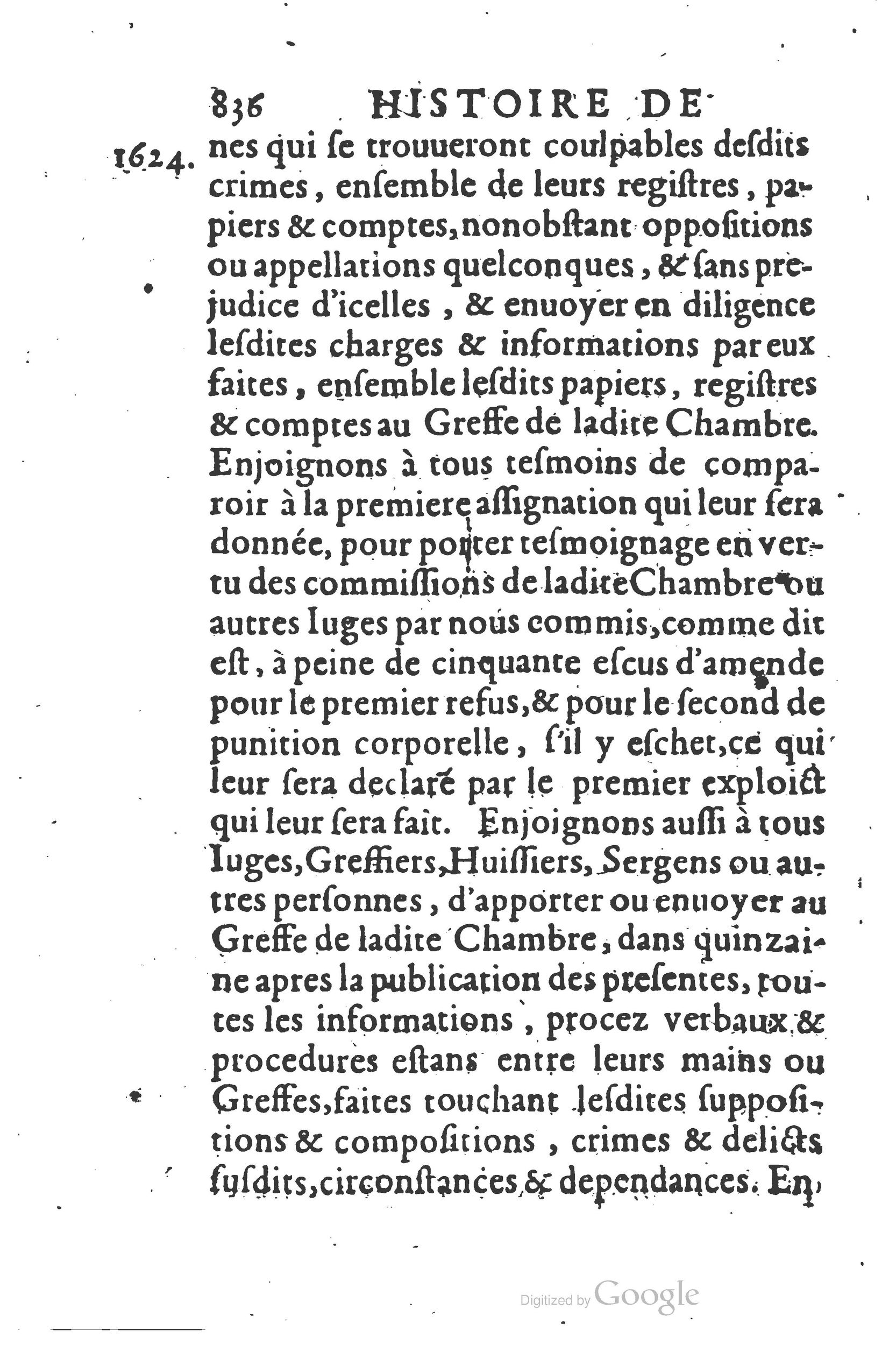 1626 - Joseph Bouillerot - Trésor de l’histoire générale de notre temps - BSB Munich