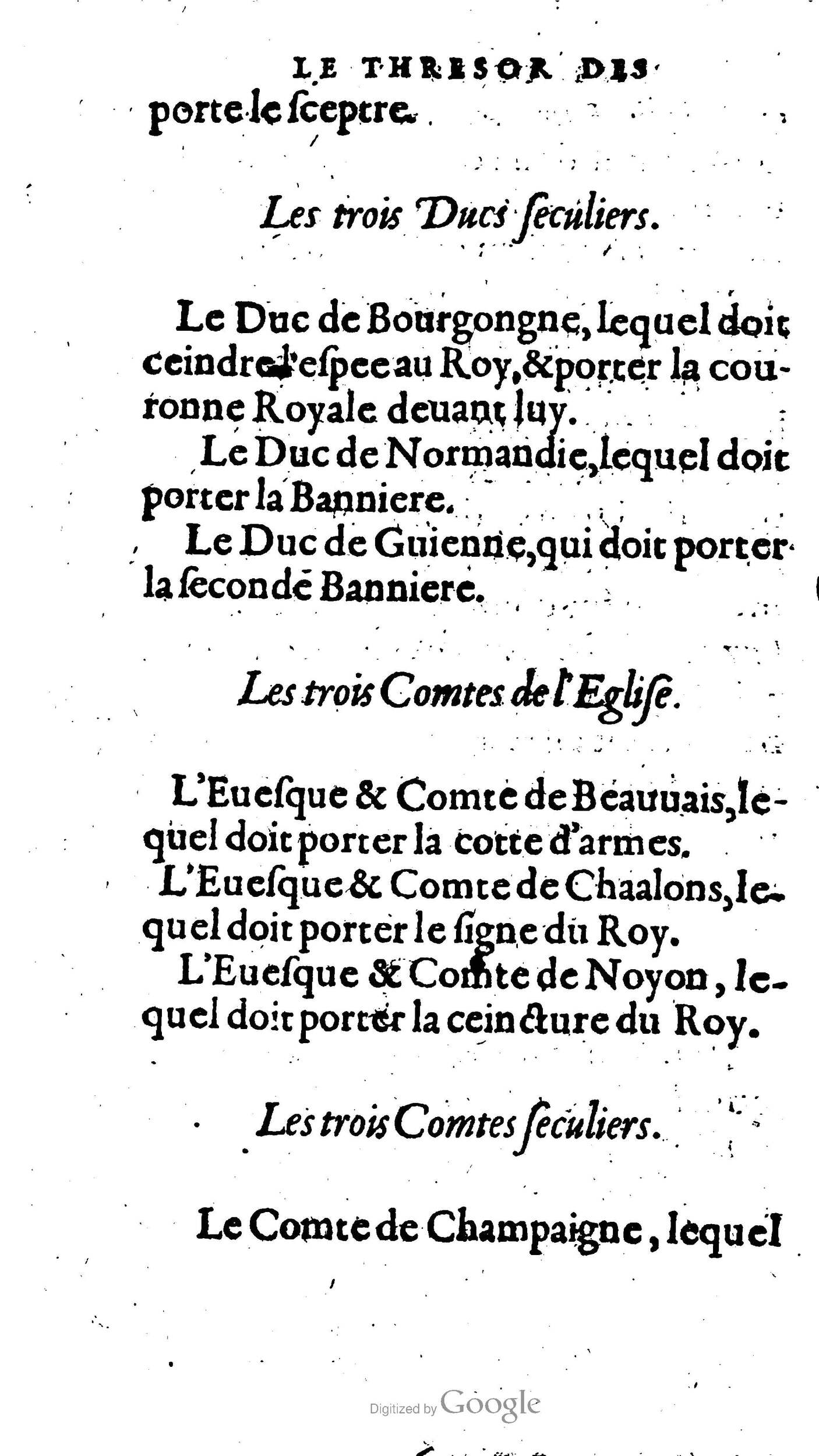 1604 - Galiot Corrozet - Trésor des histoires de France - BNC Florence