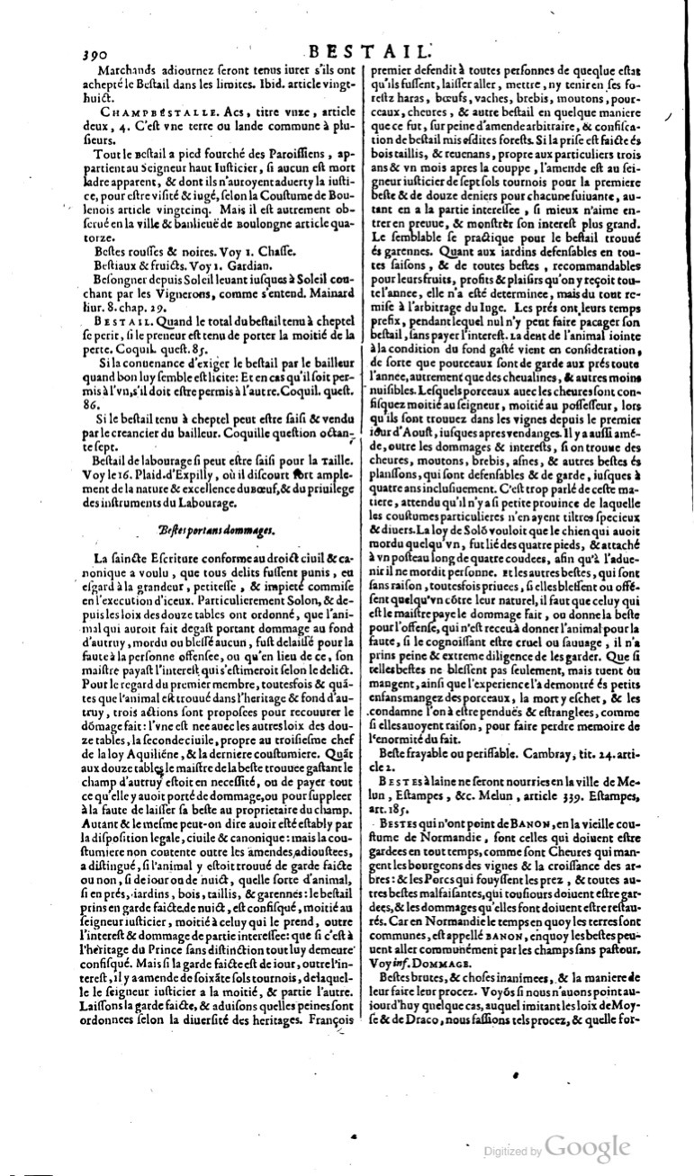 1629 - Veuve Nicolas Buon - Trésor du droit français (29620 T. 1) - BM Lyon