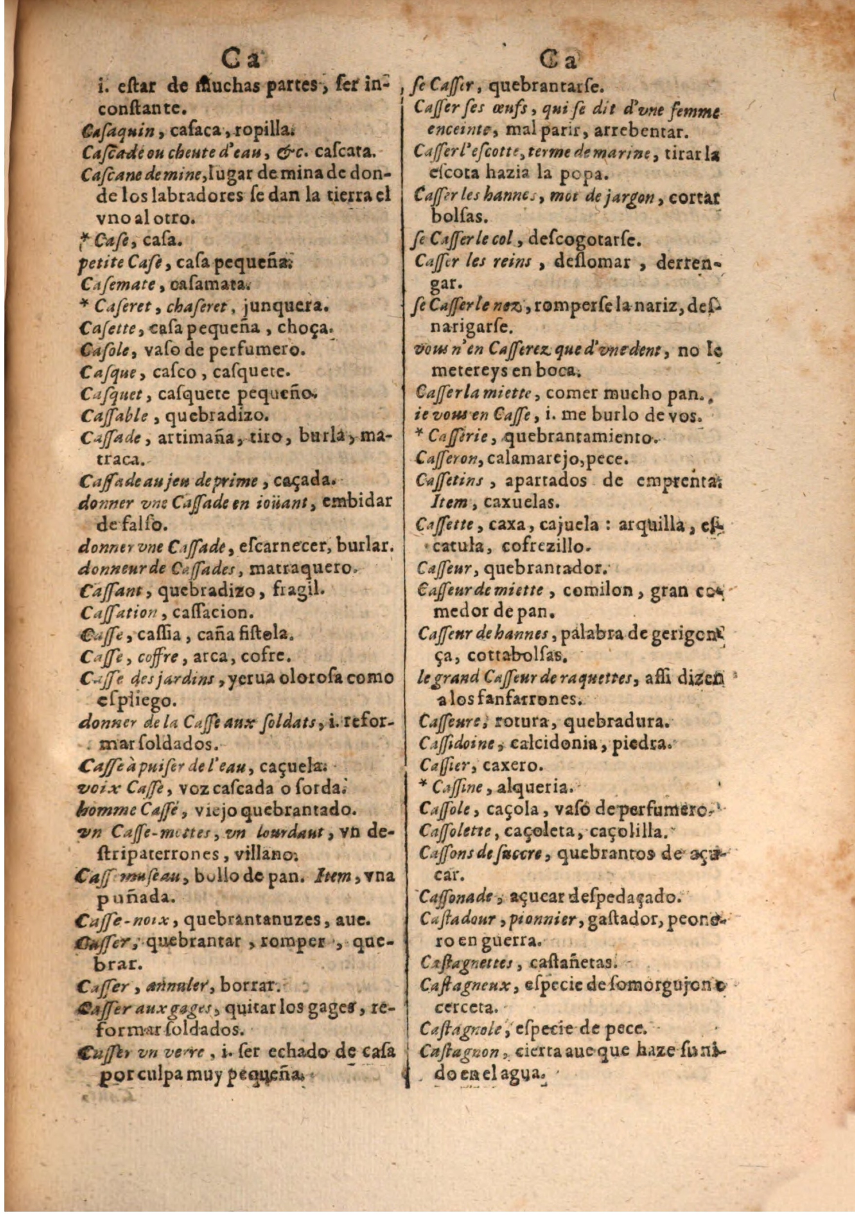 1645 - A. de Sommaville et A. Courbé - Trésor des deux langues espagnole et française (Seconde partie) - BSB Munich