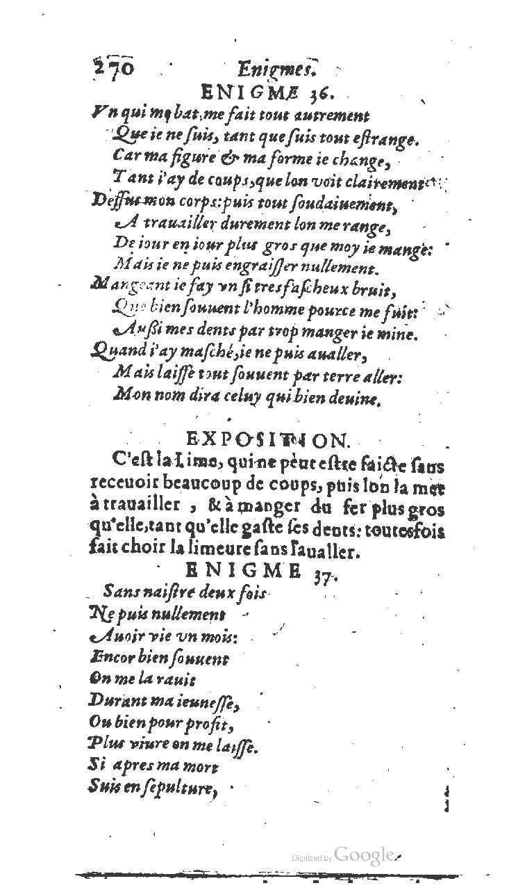 1611 - Jean Osmont - Trésor des récréations - BSB Munich