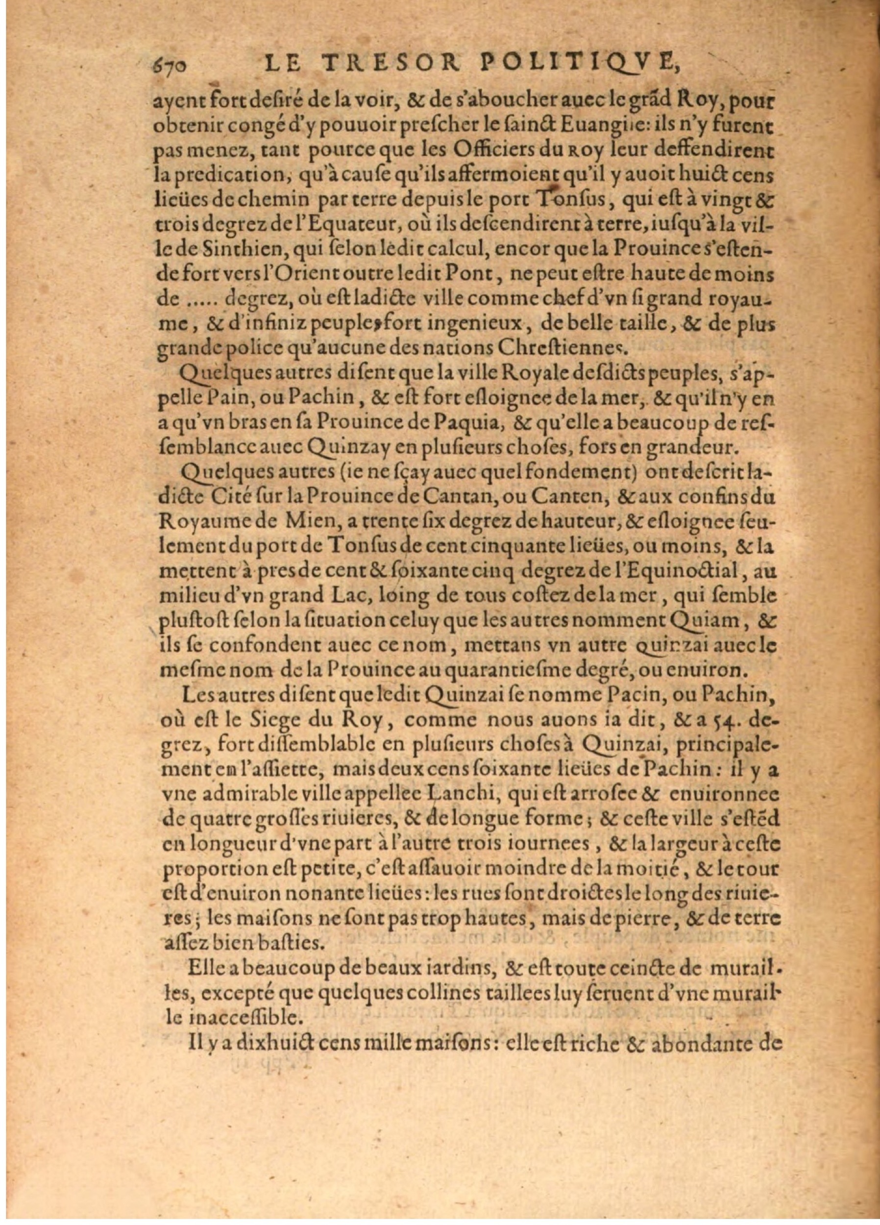 1608 - Nicolas Du Fossé - Trésor politique - BSB Munich