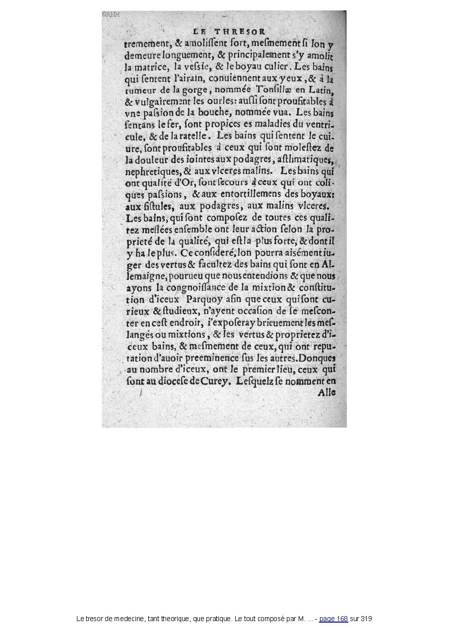 1560 - Pierre et Jan Moine - Trésor de médecine - Université Paris Cité