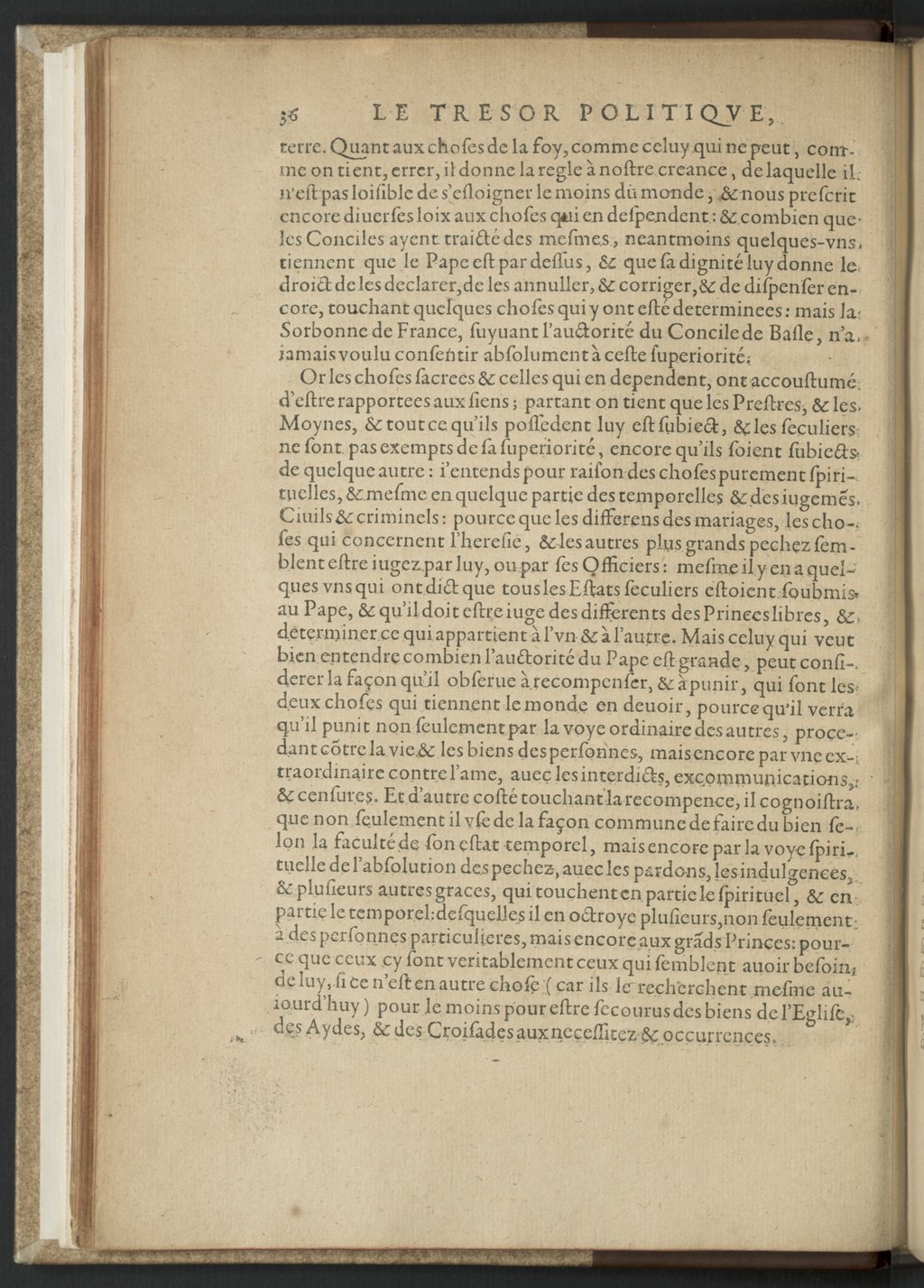 1608 - Nicolas Du Fossé - Trésor politique - BnF Tolbiac