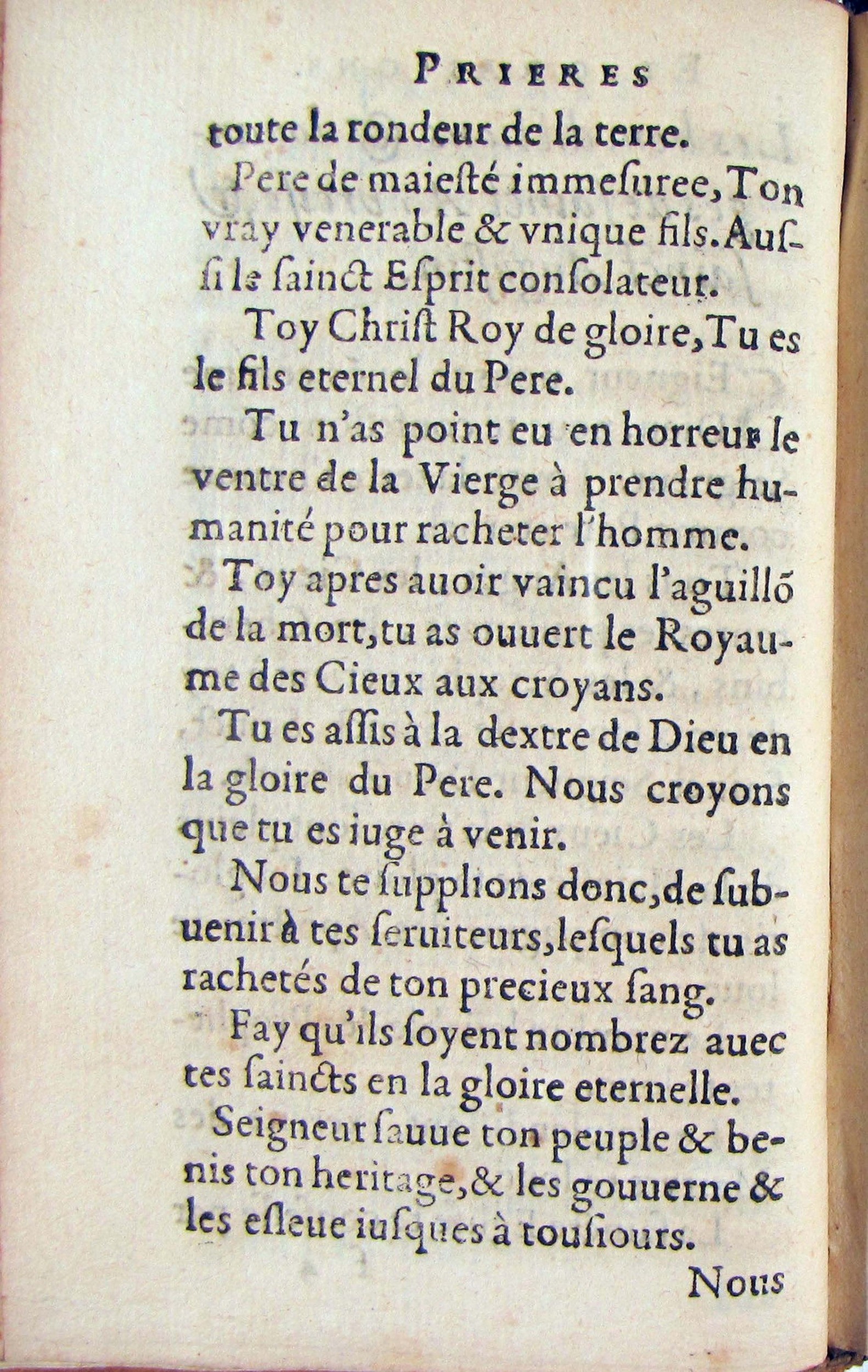 1572 - Antoine Certia - Trésor des prières, oraisons et instructions chrétiennes - Nîmes 1572 - Antoine Certia - Trésor des prières, oraisons et instructions chrétiennes - Nîmes