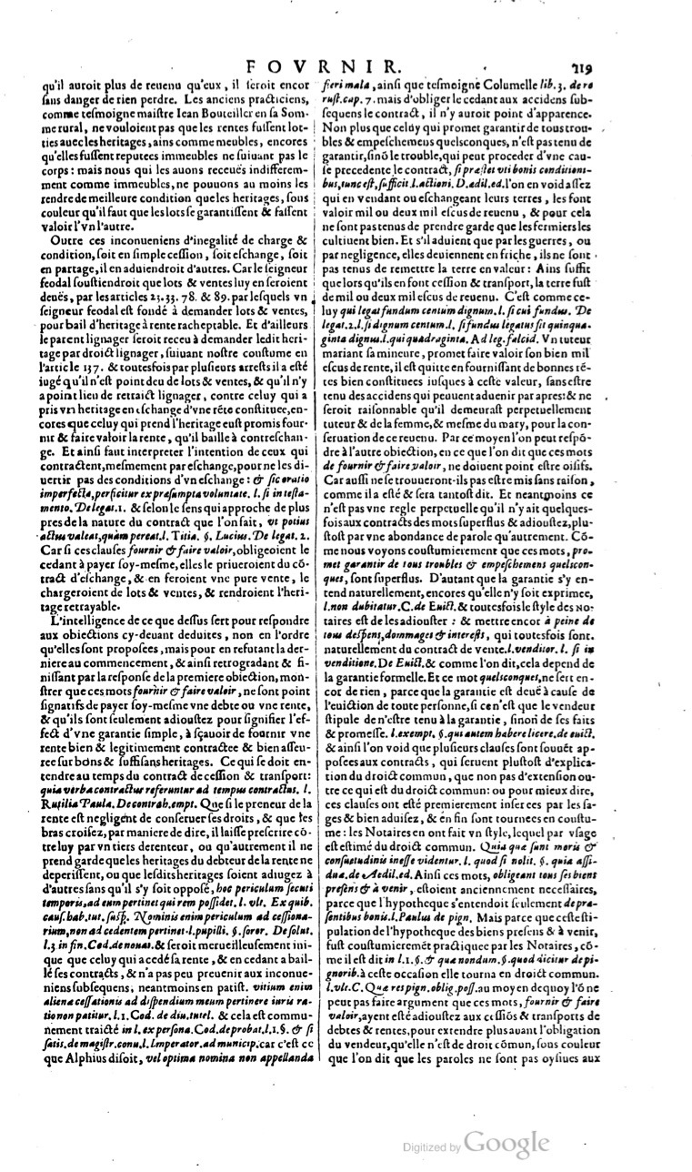 1629 - Veuve Nicolas Buon - Trésor du droit français (21754 T. 2) - BM Lyon