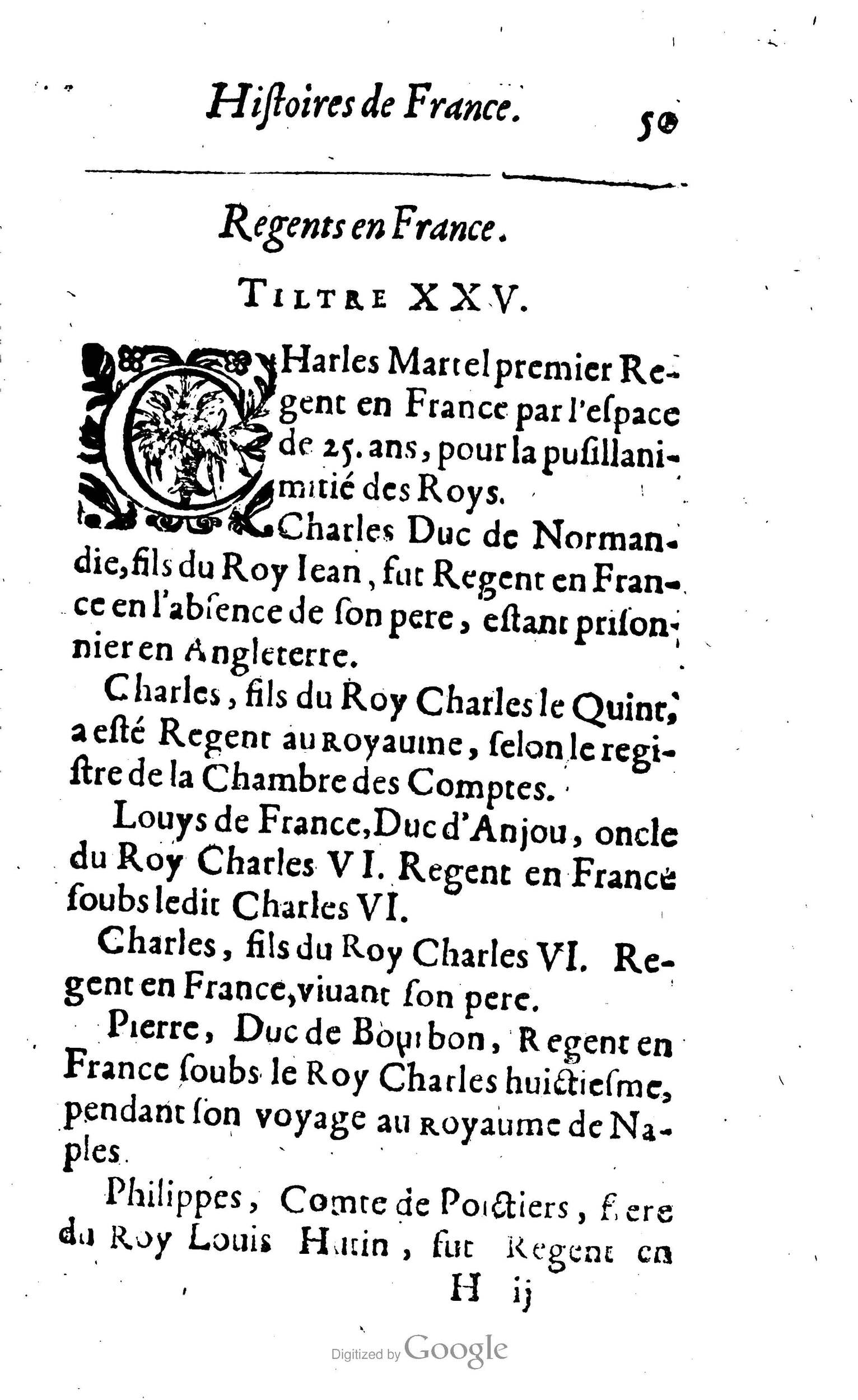 1638 - Jean Corrozet - Trésor des histoires de France - BM Lyon