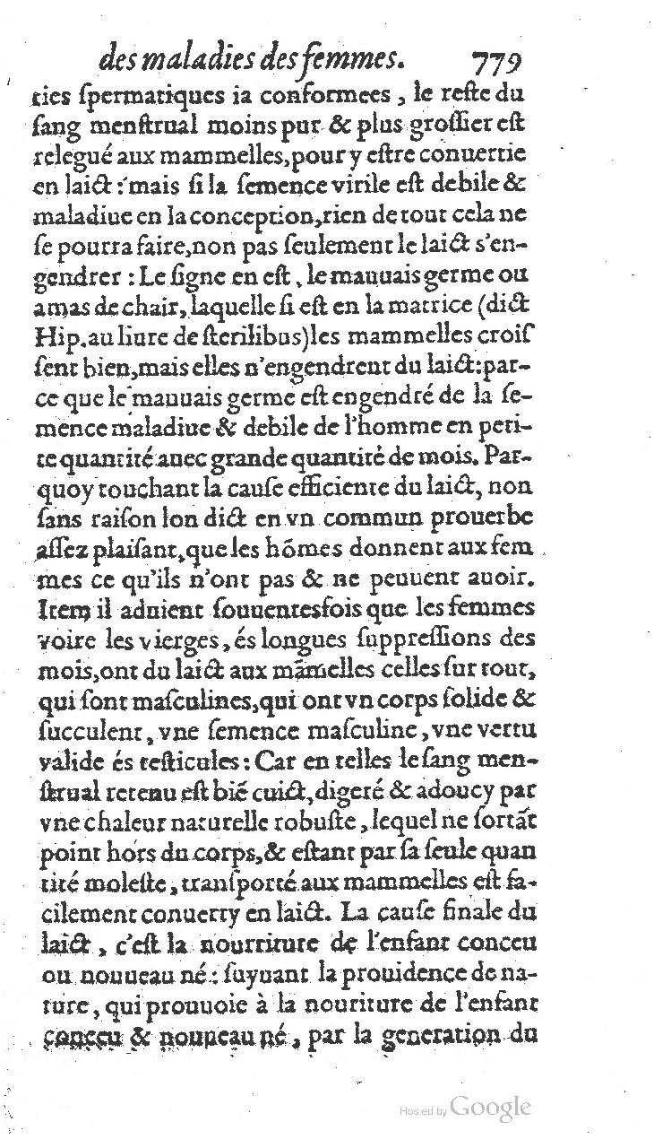 1585 - Jacques du Puis - Trésor des remèdes secrets pour les maladies des femmes - BnF