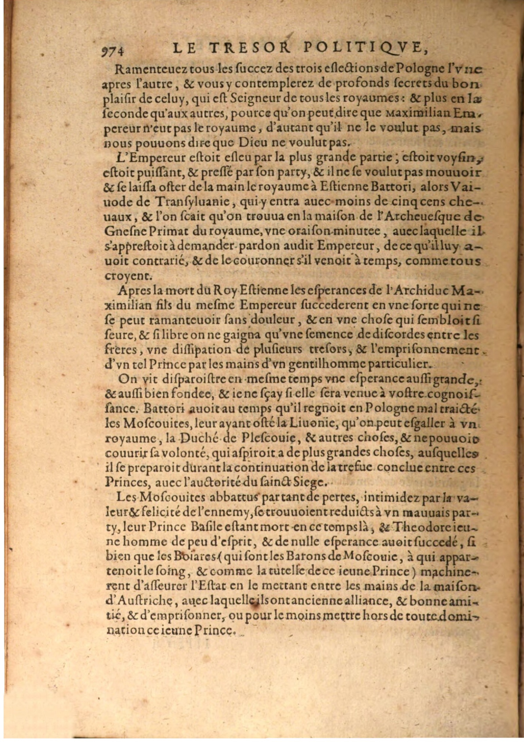 1608 - Nicolas Du Fossé - Trésor politique - BSB Munich