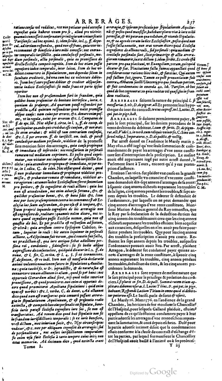 1629 - Veuve Nicolas Buon - Trésor du droit français (21754 T. 1) - BM Lyon