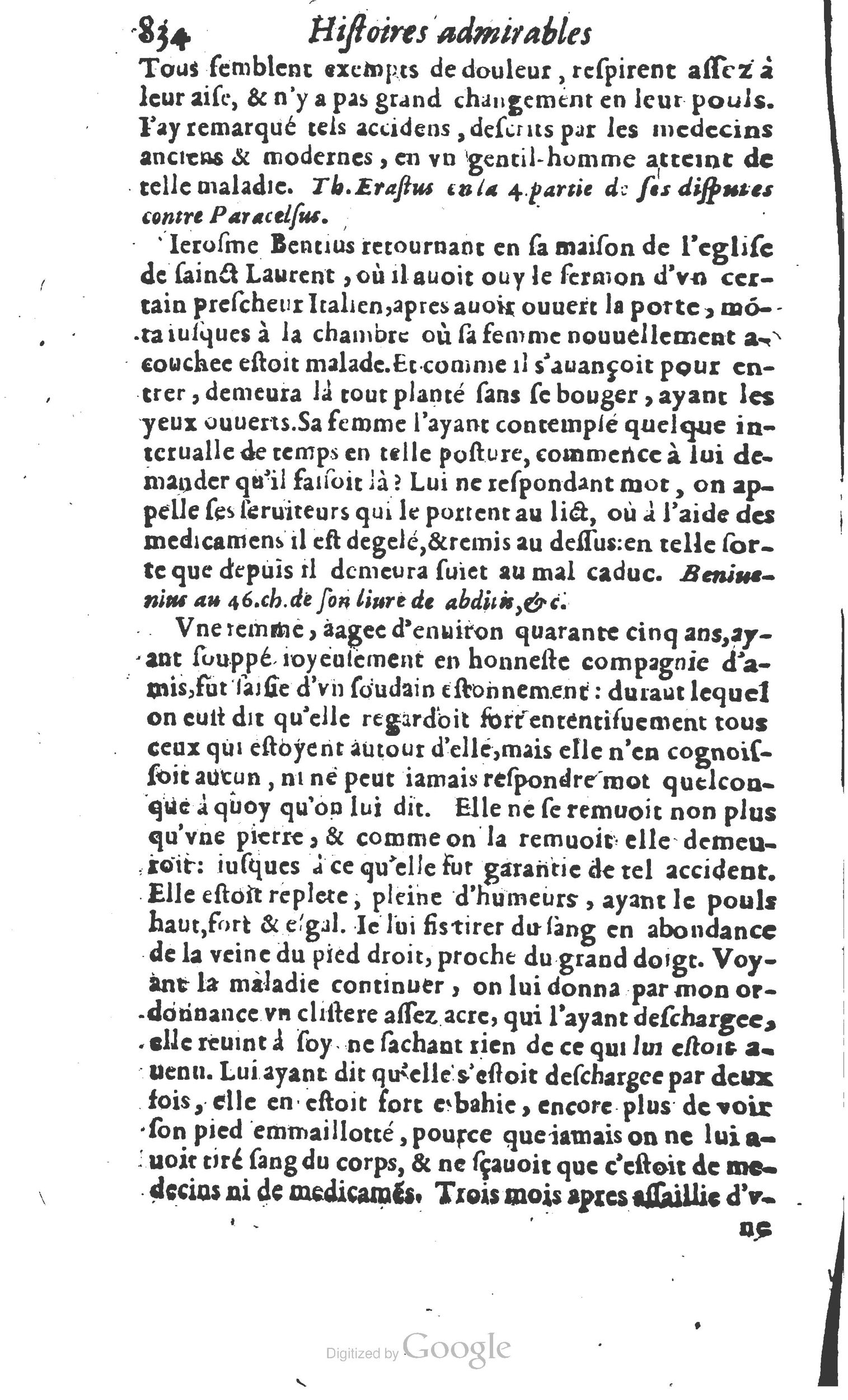 1610 - Paul Marceau - Trésor d’histoires admirables et mémorables - Princeton
