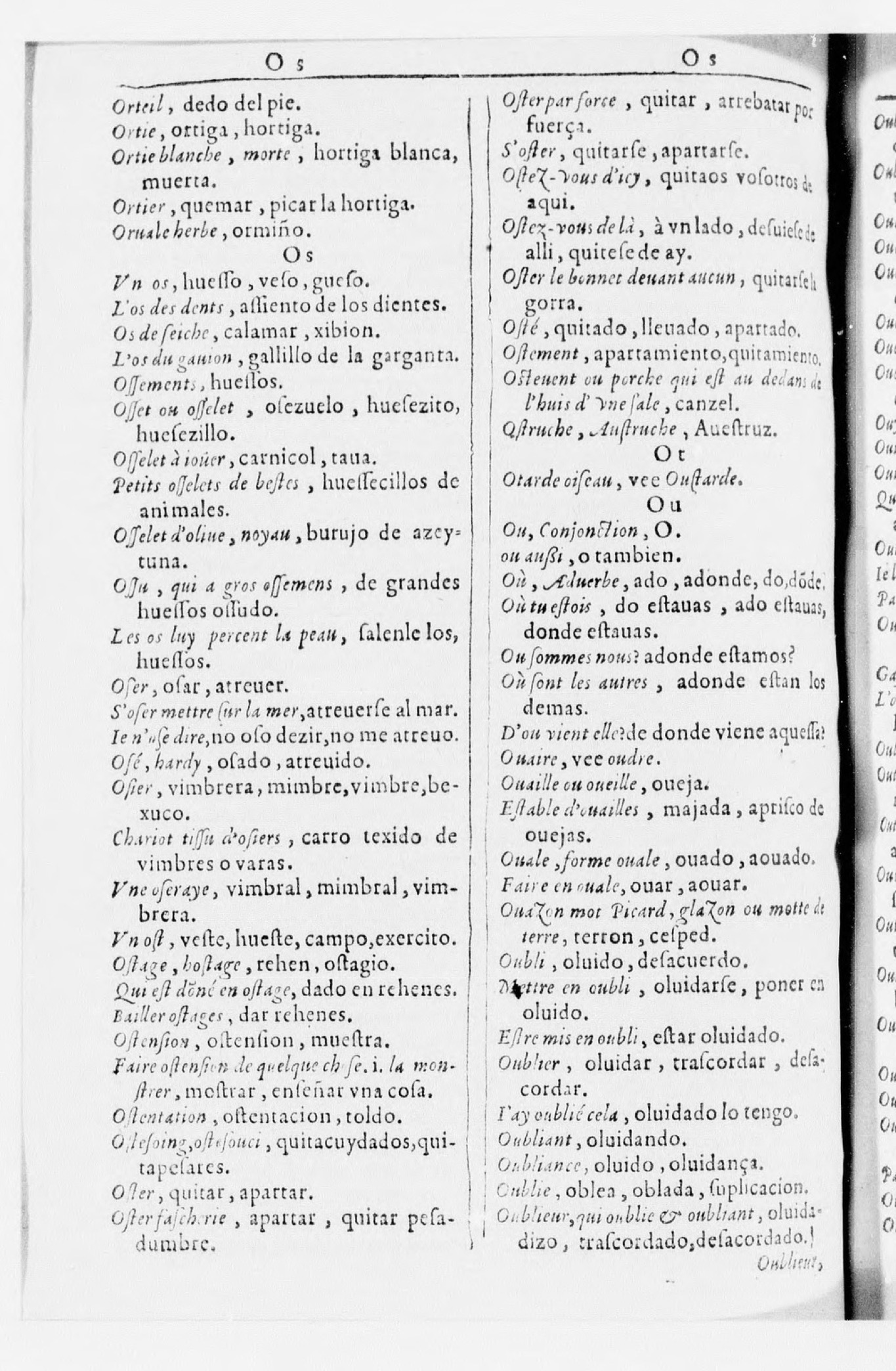 1616 - Veuve Marc Orry - Trésor des deux langues espagnole et française (Seconde partie) - BnF 1616 - Veuve Marc Orry - Trésor des deux langues espagnole et française (Seconde partie) - BnF