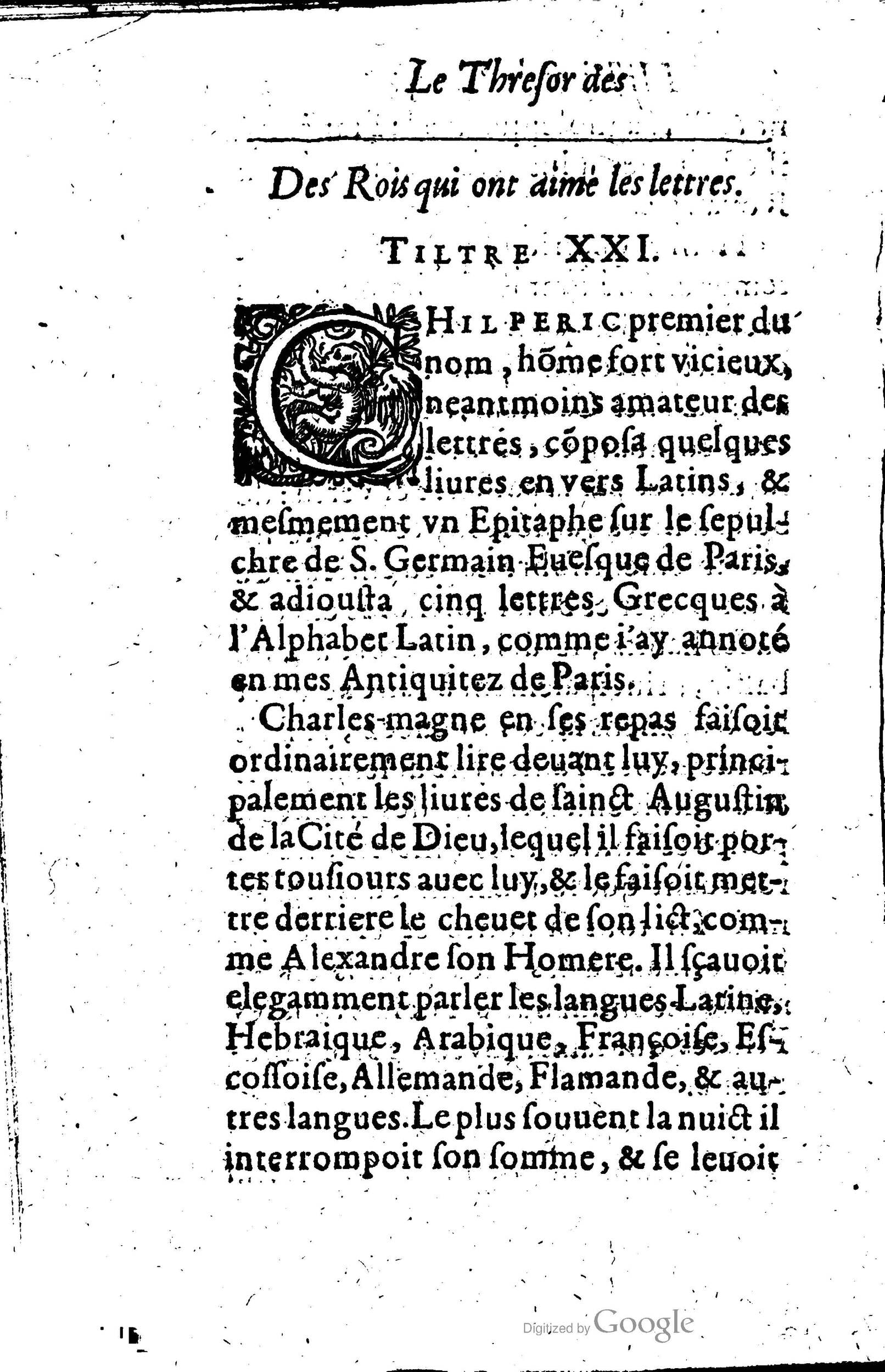 1619 - Jean Corrozet - Trésor des histoires de France - Anvers Musée Plantin-Moretus